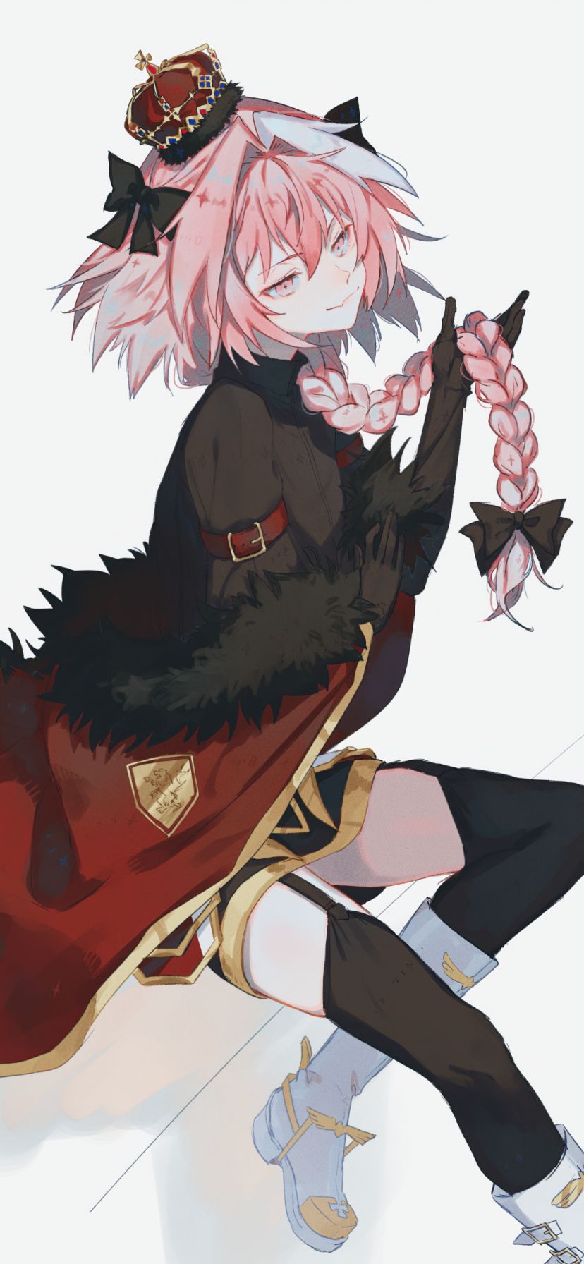 405998 anime anime girl FateGrand Order Astolfo FateGrand Order  anime boys knight braided hair ribbons wallpaper 1080p 2303x3000  Rare  Gallery HD Wallpapers