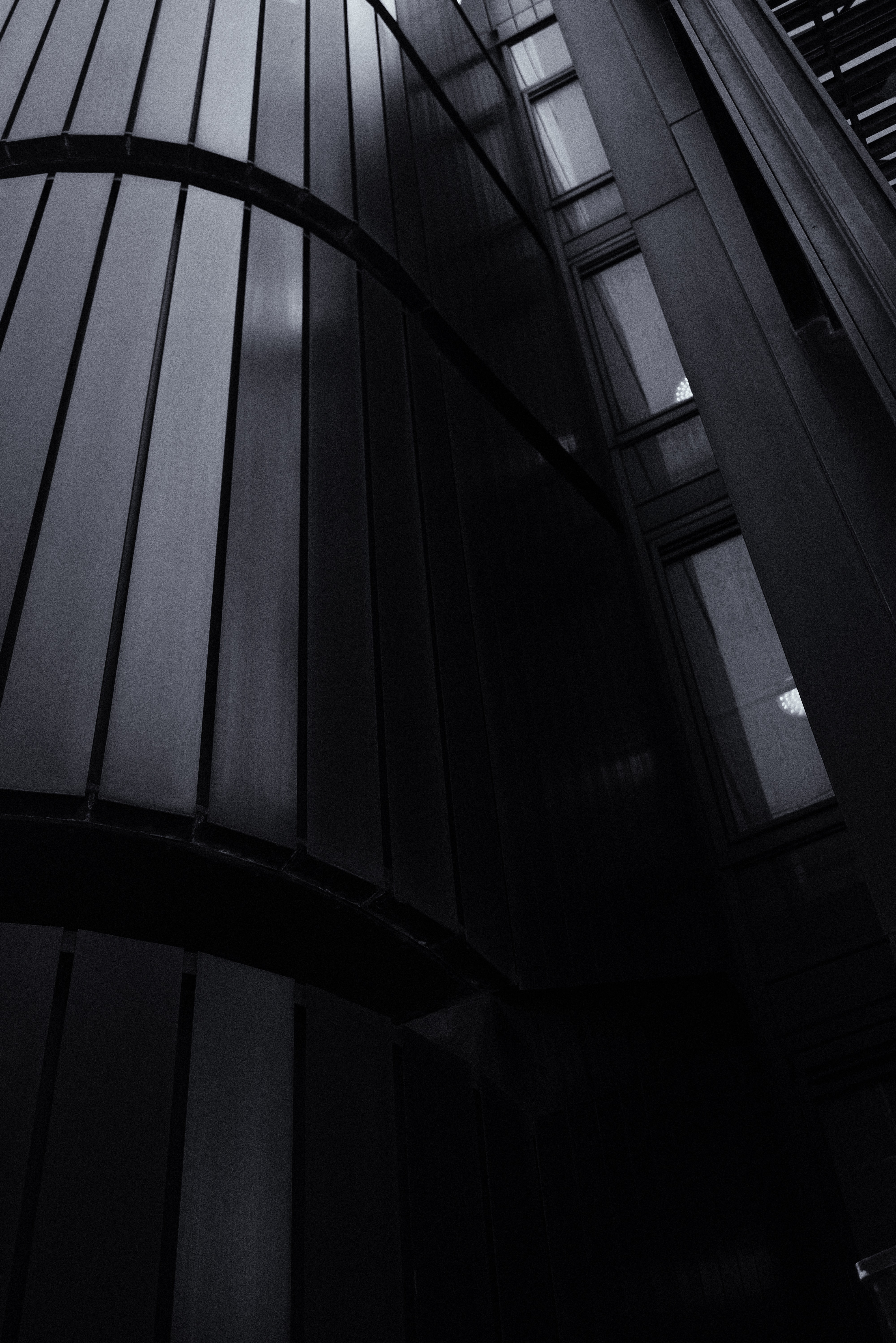 black, architecture, building, dark, miscellanea, miscellaneous, facade Desktop Wallpaper
