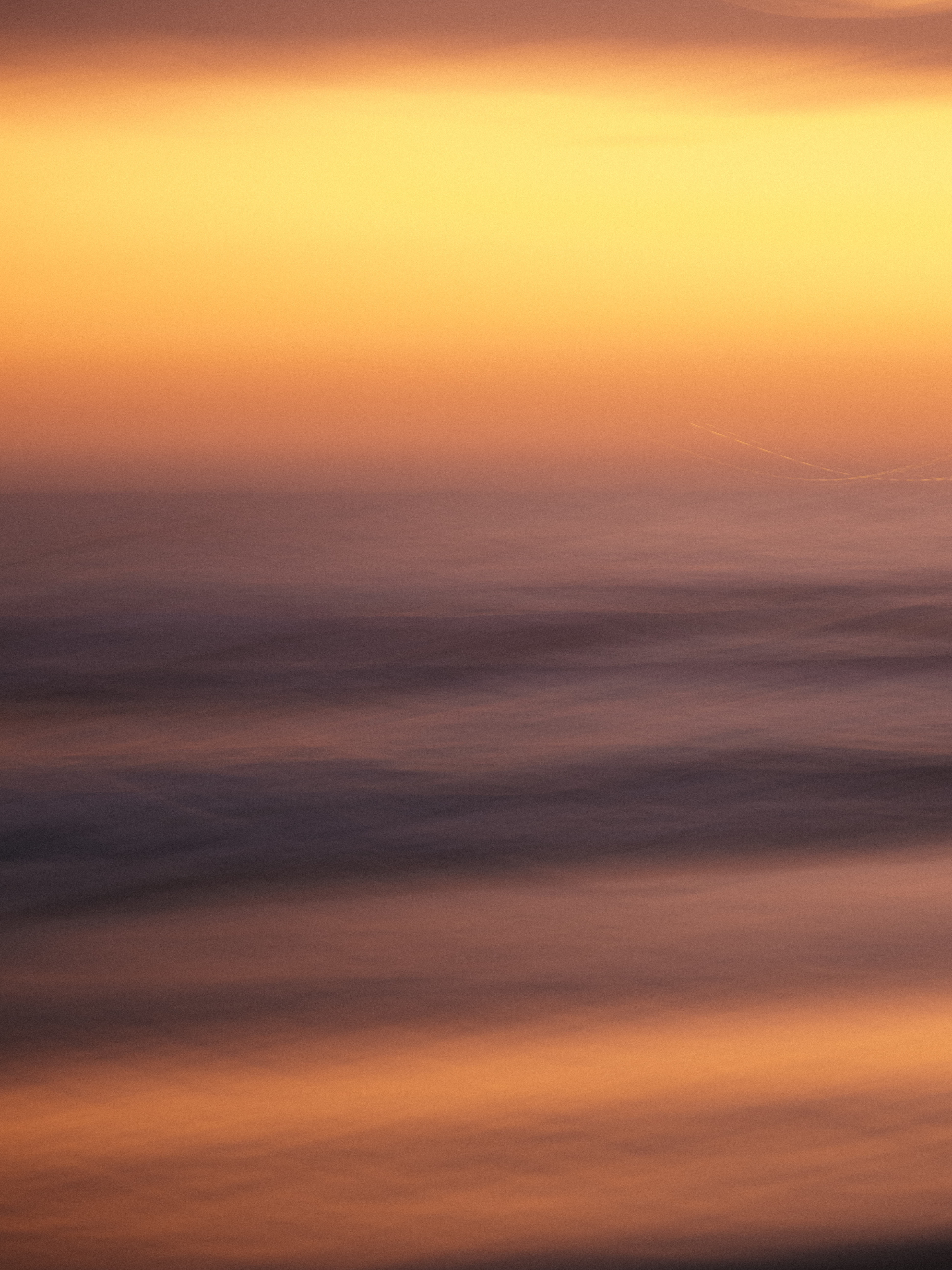 Download mobile wallpaper Long Exposure, Clouds, Dusk, Sky, Twilight, Smooth, Blur, Abstract for free.