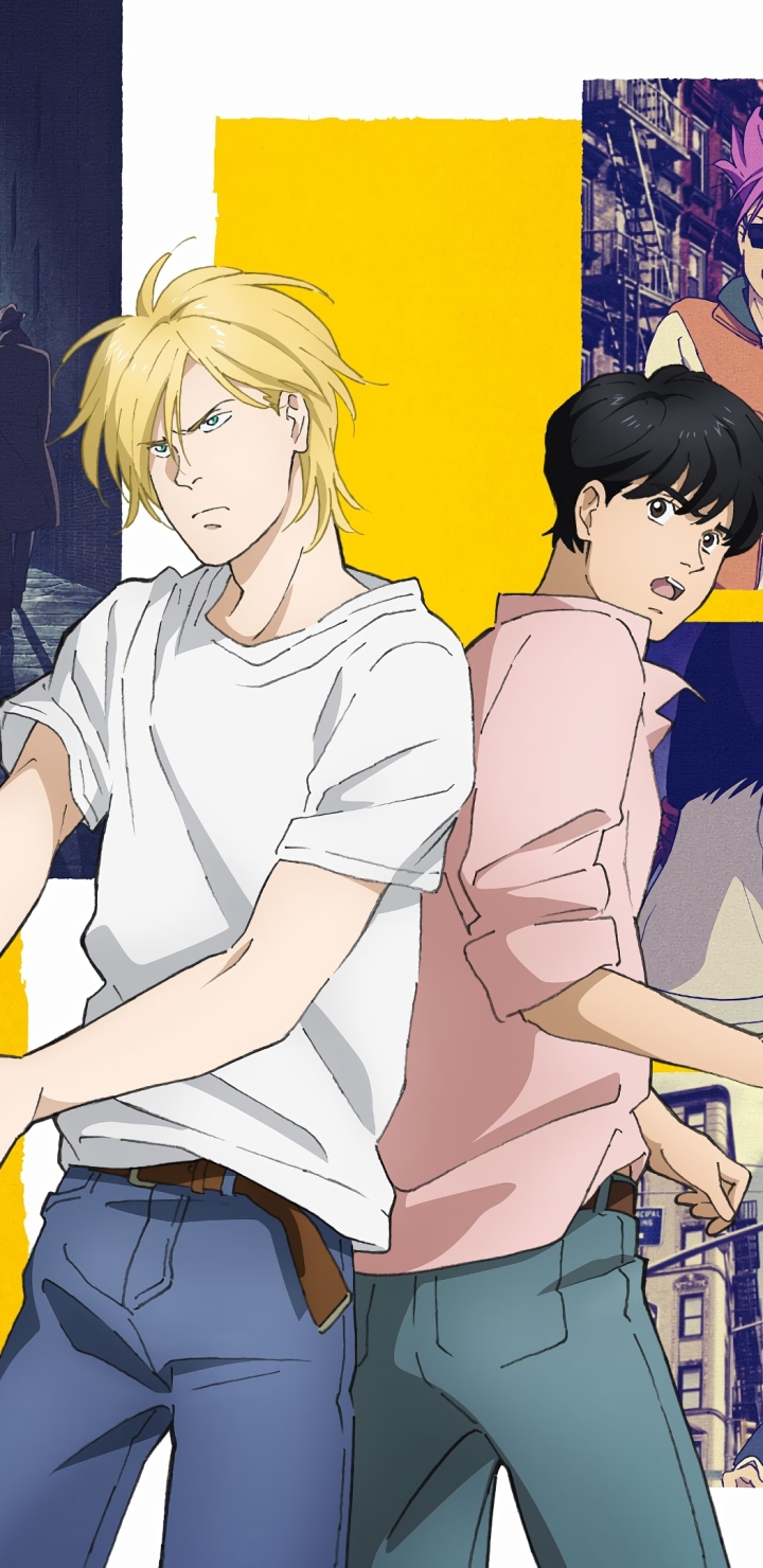 Banana fish, anime, ash, eiji, lynx, manga, HD phone wallpaper