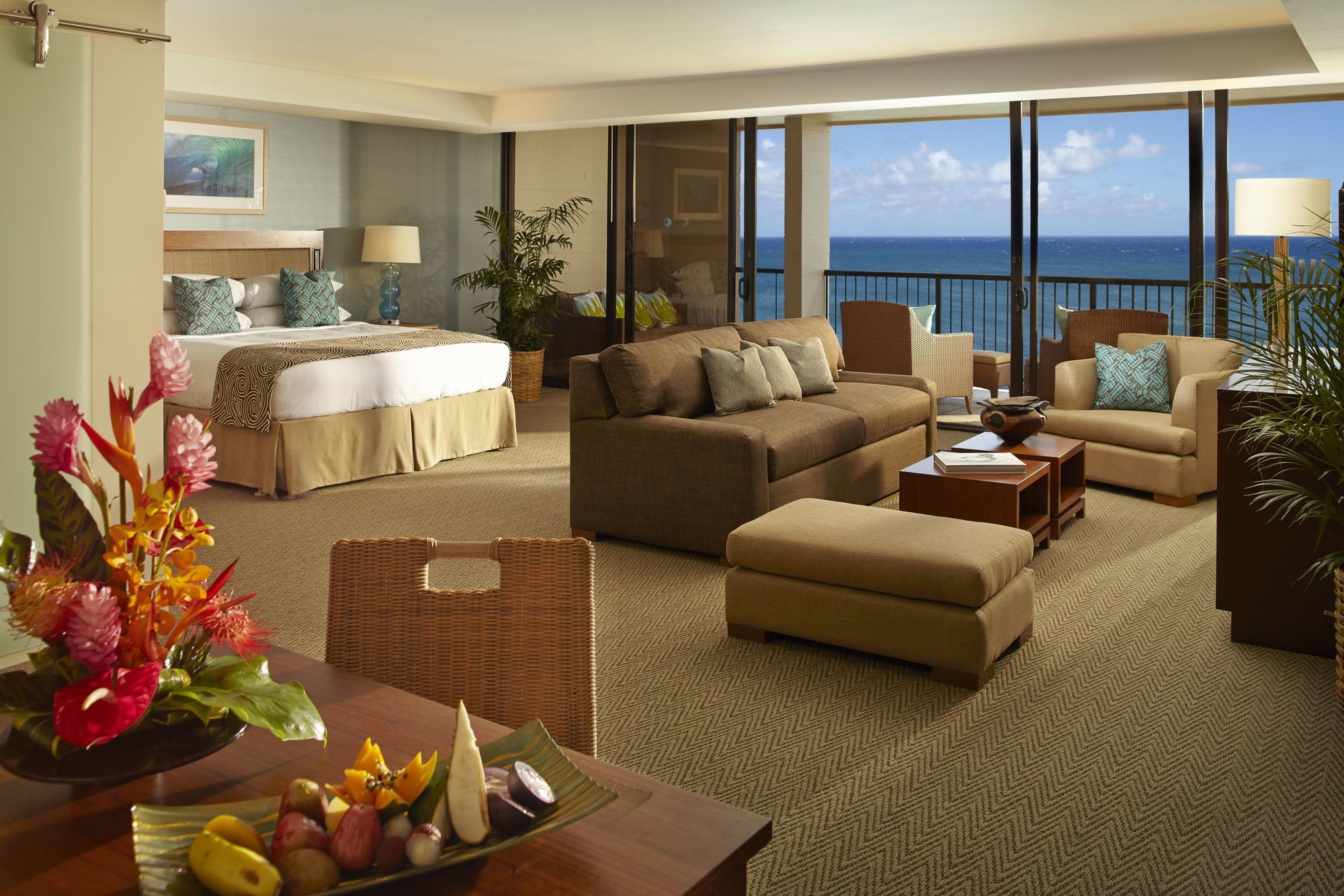 Ocean room. Turtle Bay. Оаху отель номера. Turtle Bay Resort Гавайи номер комнаты 8907.