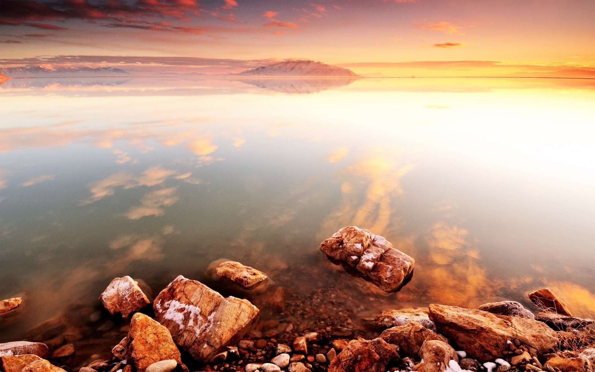 Download mobile wallpaper Sea, Landscape, Sunset for free.