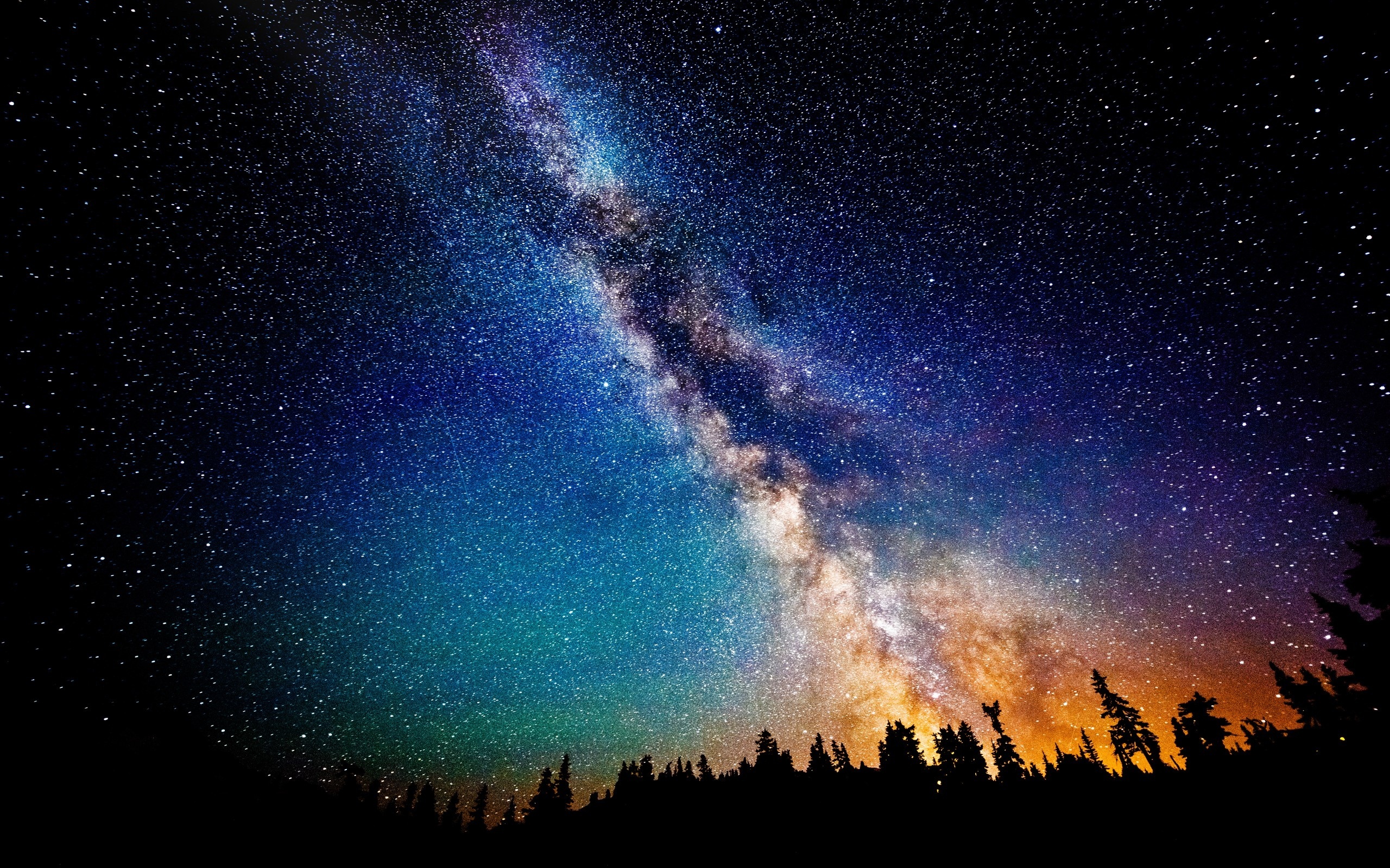 580731 Hintergrundbild herunterladen sternenklarer himmel, nacht, milchstraße, science fiction, sterne, himmel - Bildschirmschoner und Bilder kostenlos