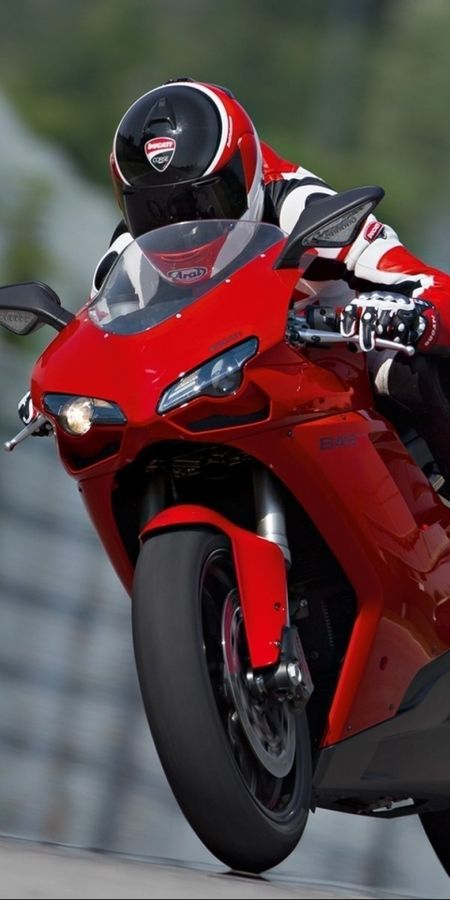 Ducati 848 EVO красный