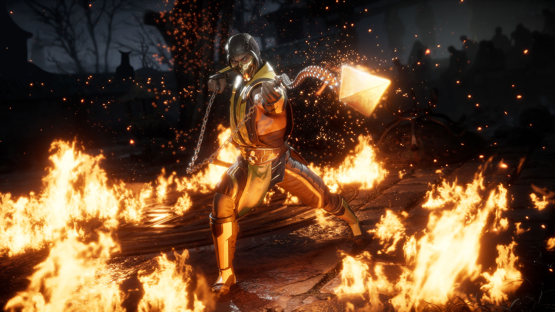 mortal kombat 11, scorpion (mortal kombat), mortal kombat, video game