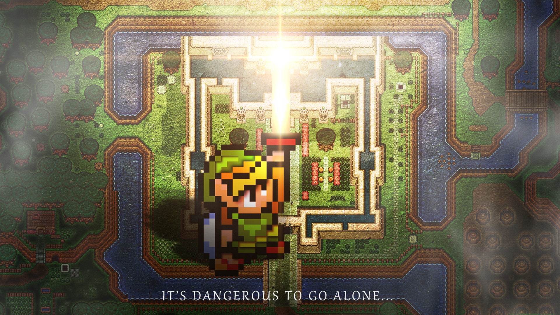 The legend of zelda a link to the past карта