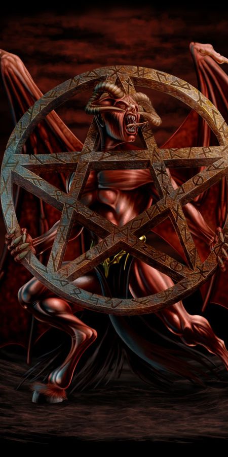 Дьявол и пентакли. Демон Вельзевул пентаграмма.