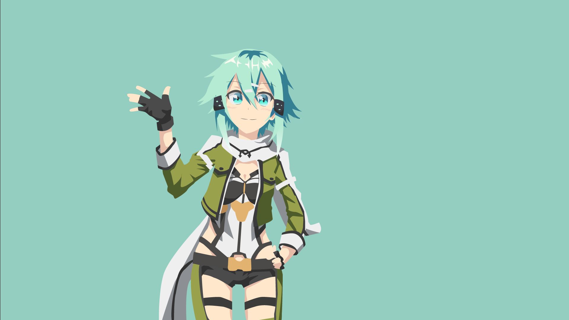 Sword Art Online II  Sinon Sniper HD wallpaper download