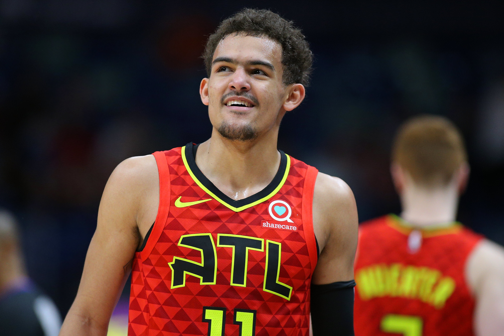 Download Trae Young Hawks Point Guard Wallpaper