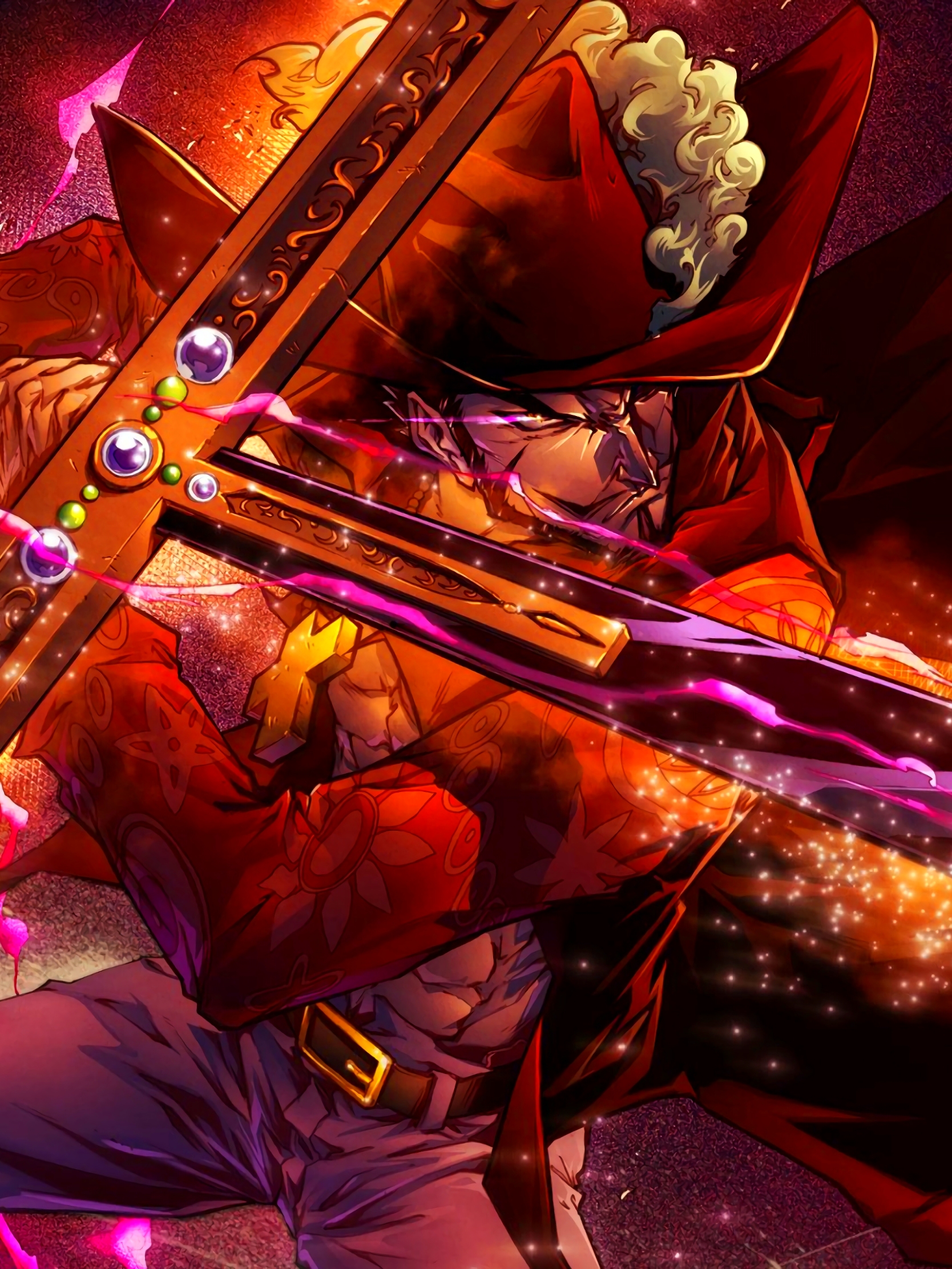 Mihawk Sword One Piece Anime 4K Wallpaper 6791