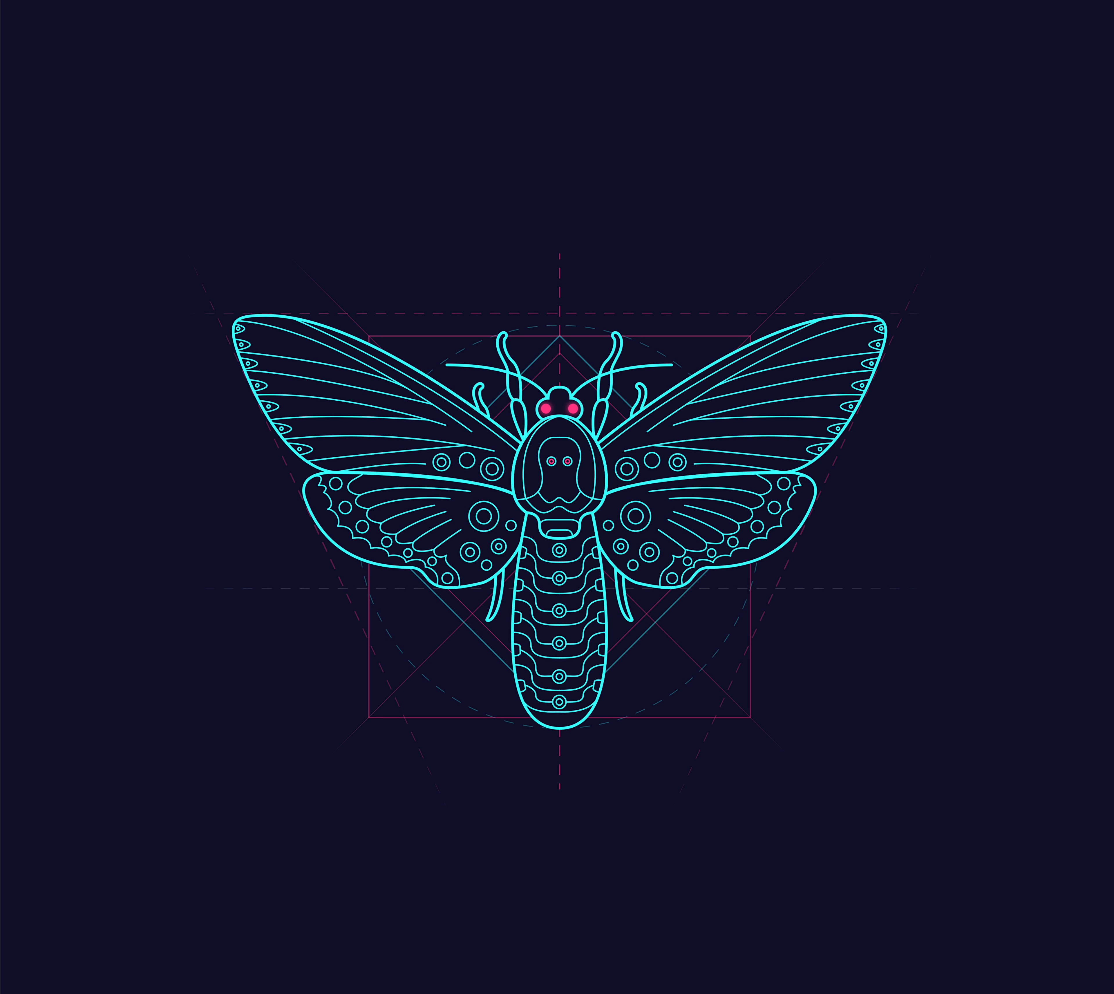 symmetry, pattern, art, butterfly, geometry, moth