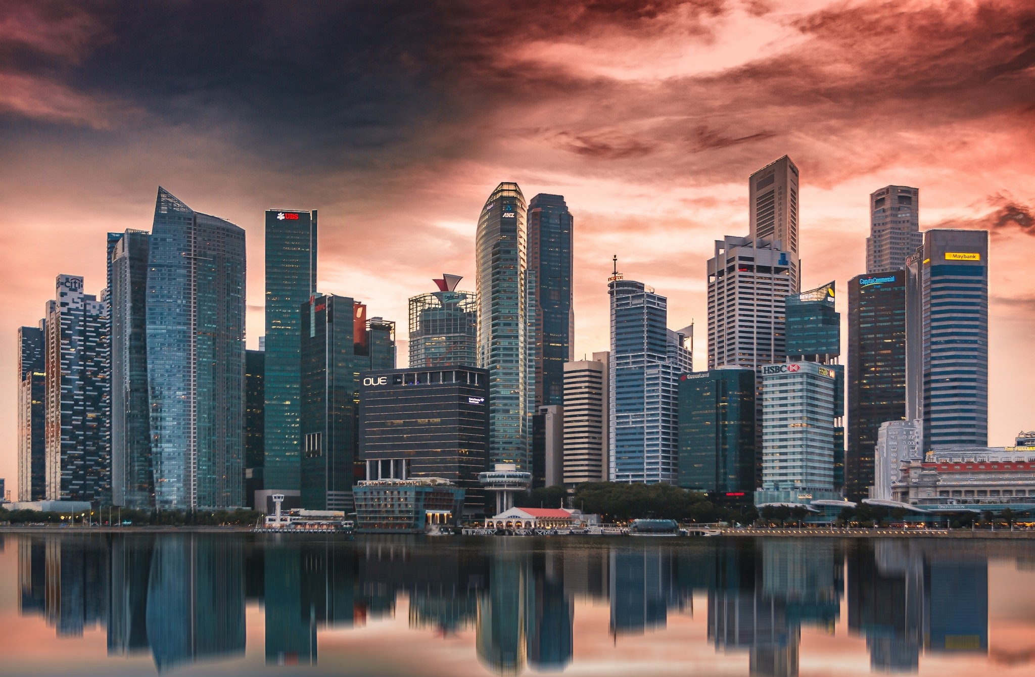 Сингапур высотные здания