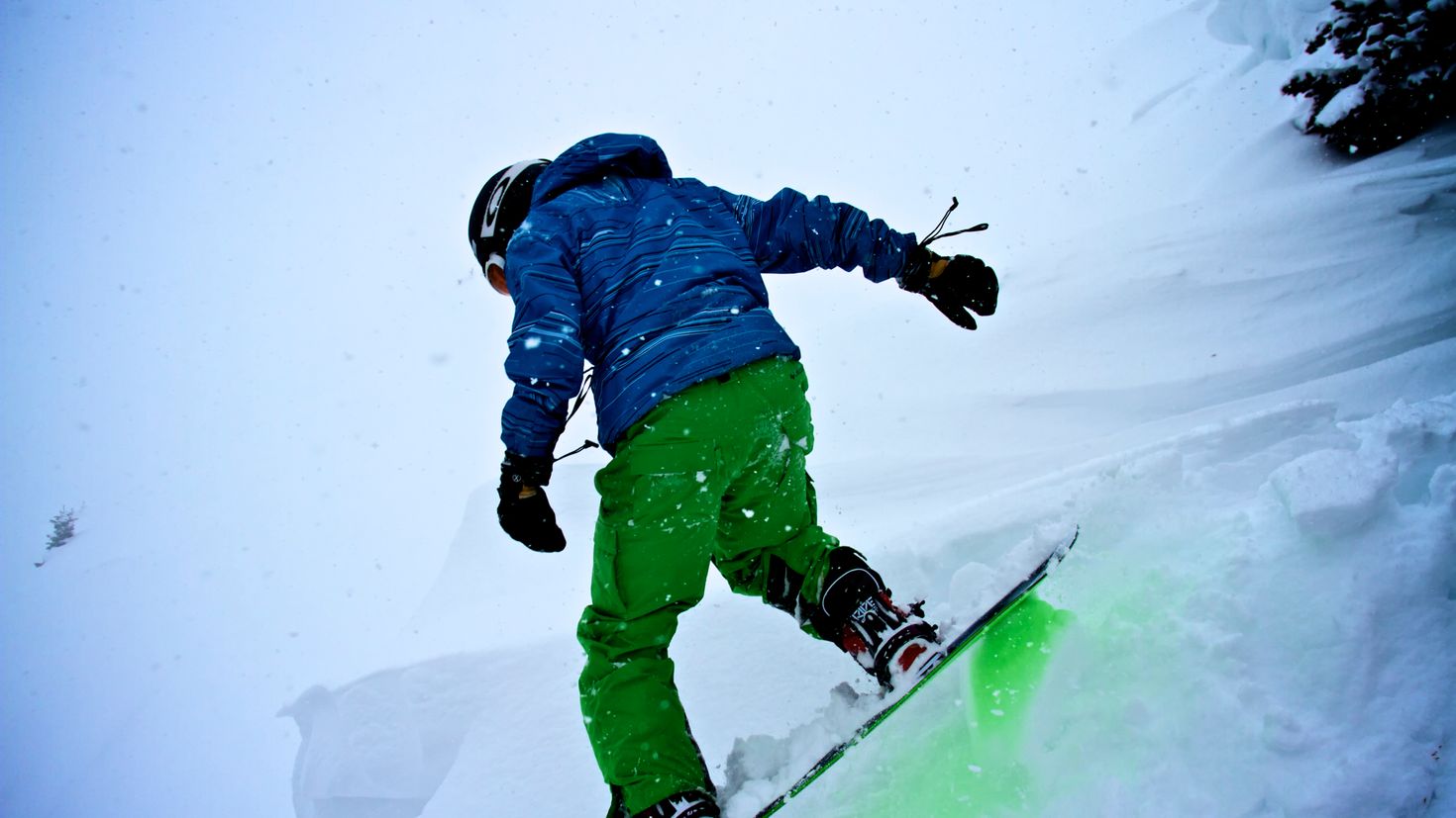 Горы Аляска Snowboard