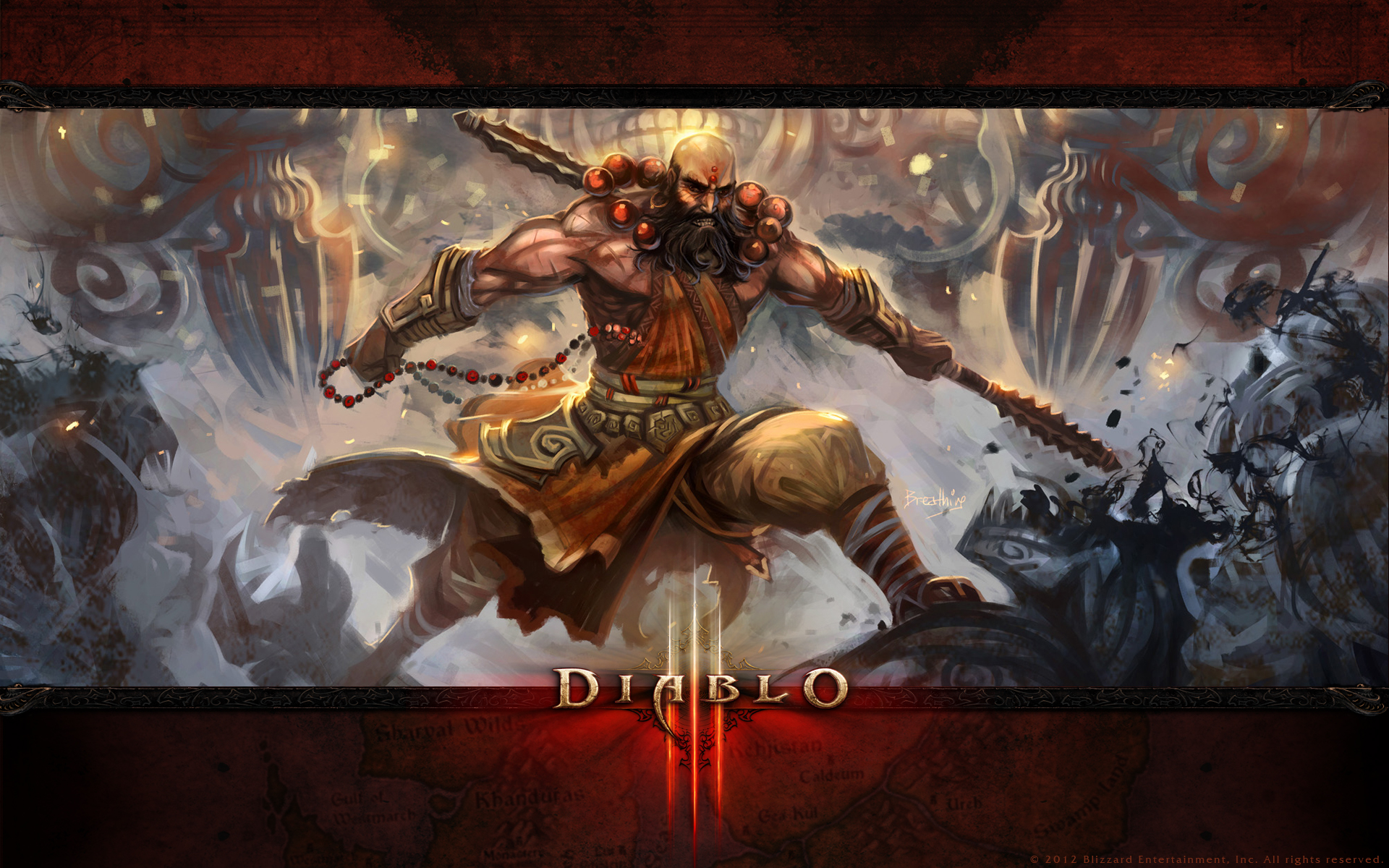 Diablo 3 Monk Art