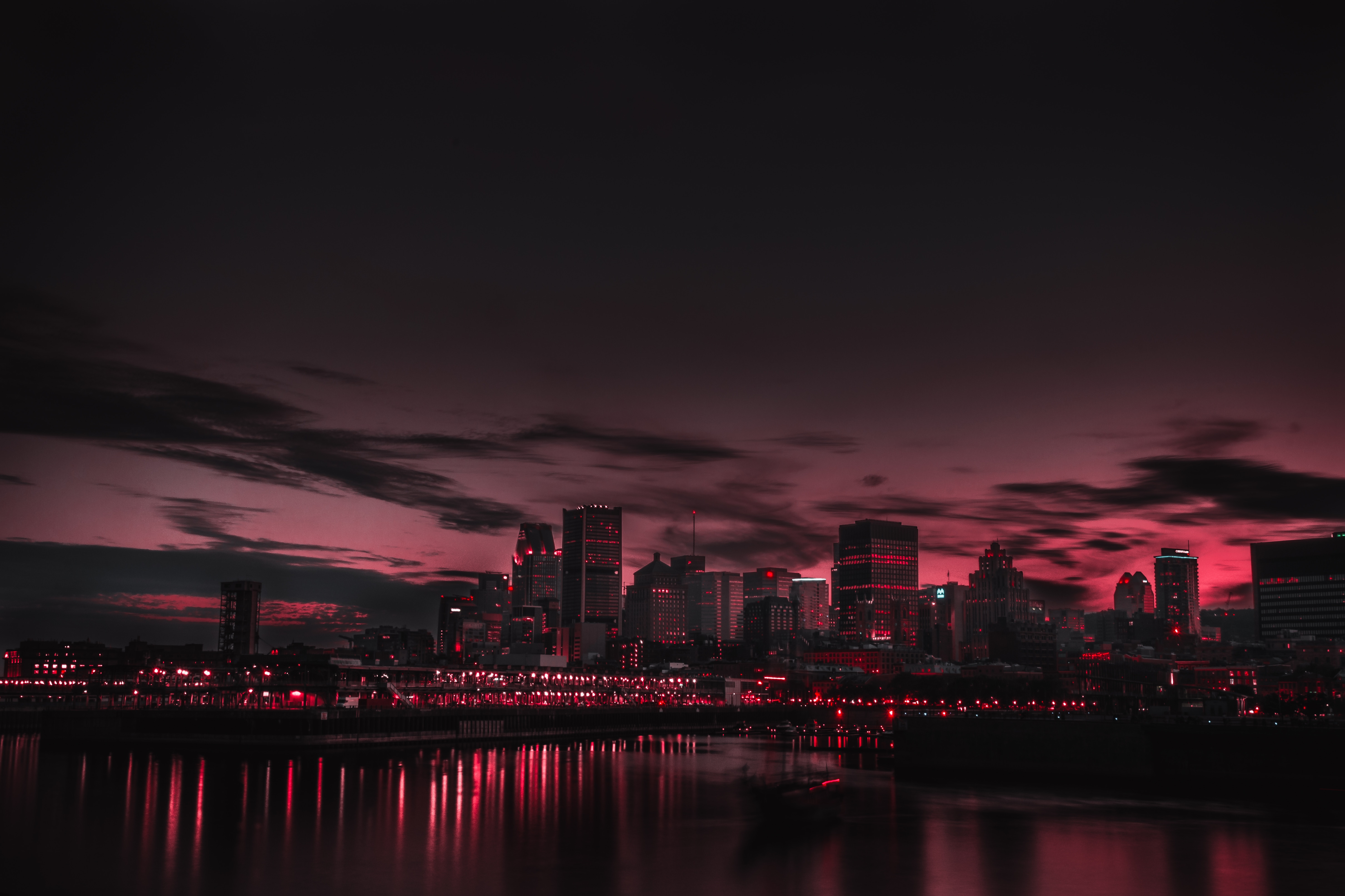 night, city, cities, panorama 4K Ultra