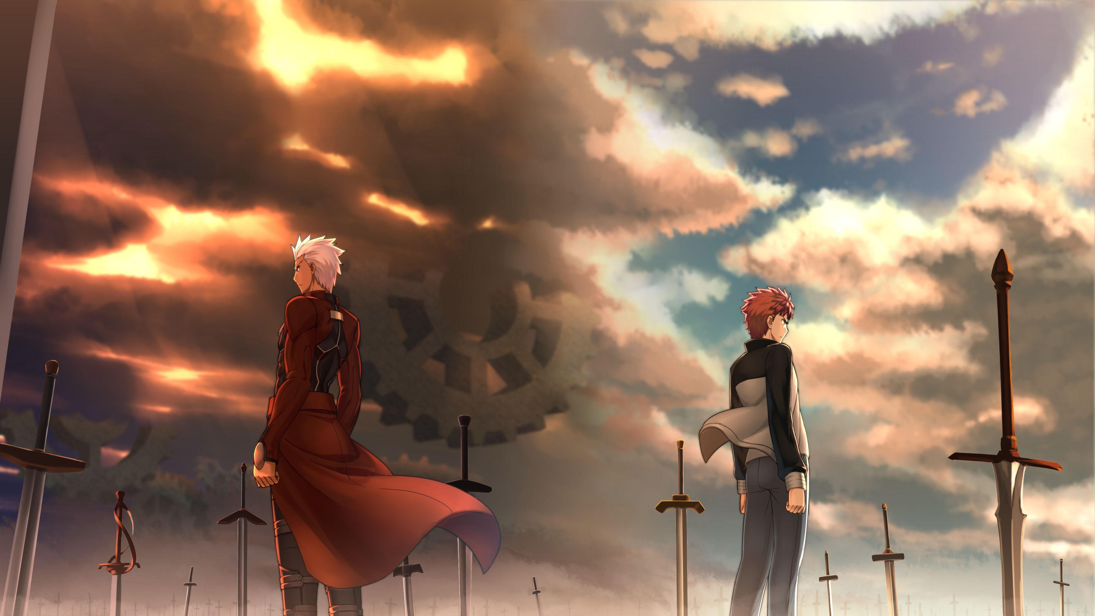 fate/stay night: unlimited blade works, archer (fate/stay night), anime, shirou emiya, fate series cellphone
