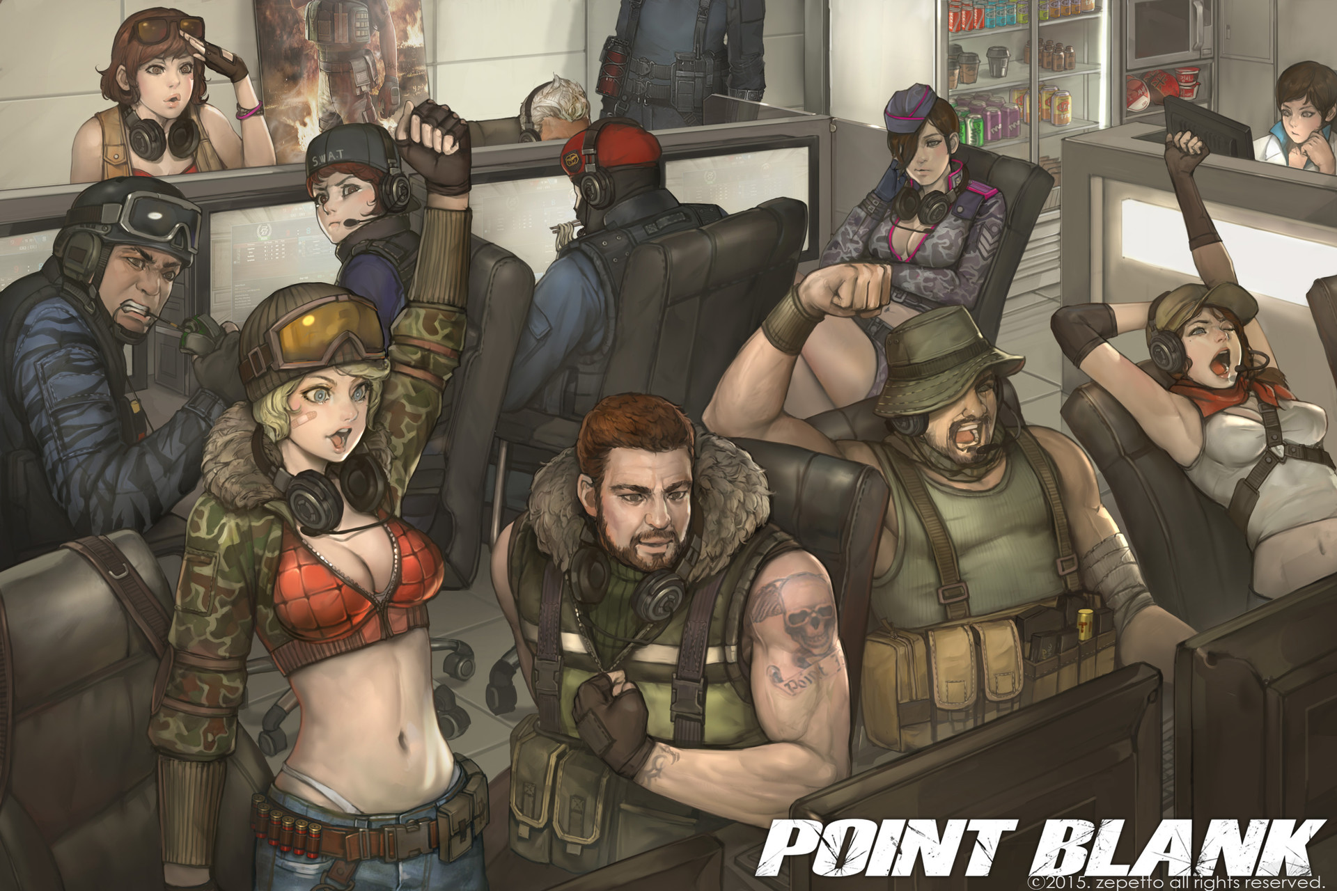 point blank, video game