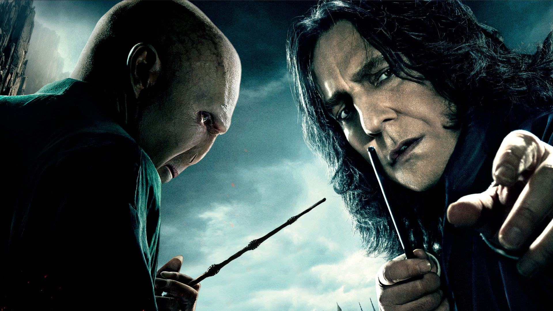 severus snape, harry potter, movie, harry potter and the deathly hallows: part 1, alan rickman, lord voldemort