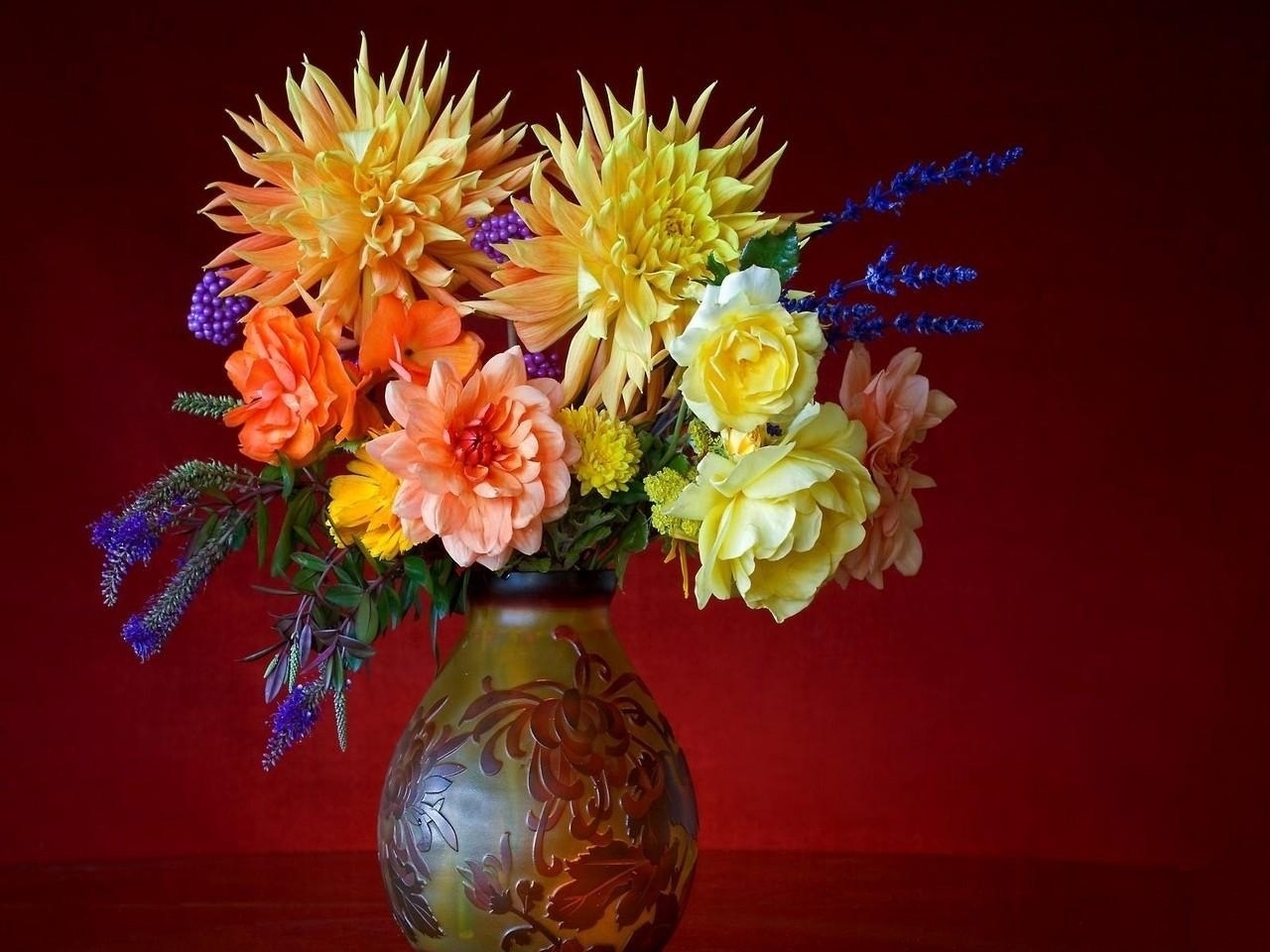 bouquets, plants, flowers HD wallpaper