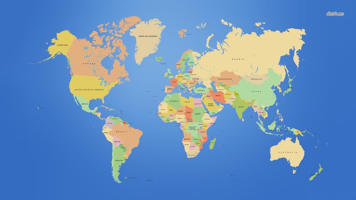 android map, world map, misc