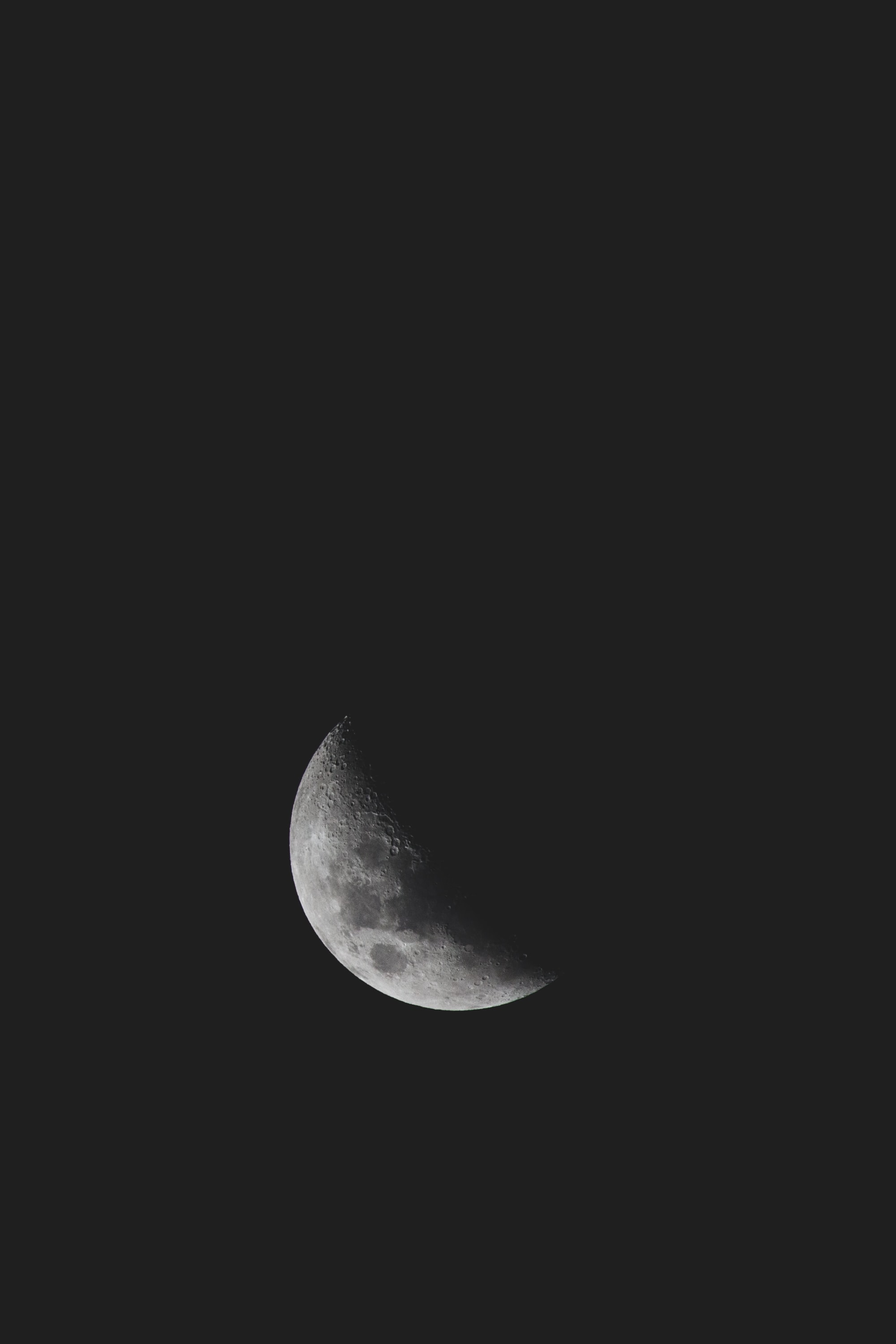 minimalism, craters, moon, black, dark, bw, chb