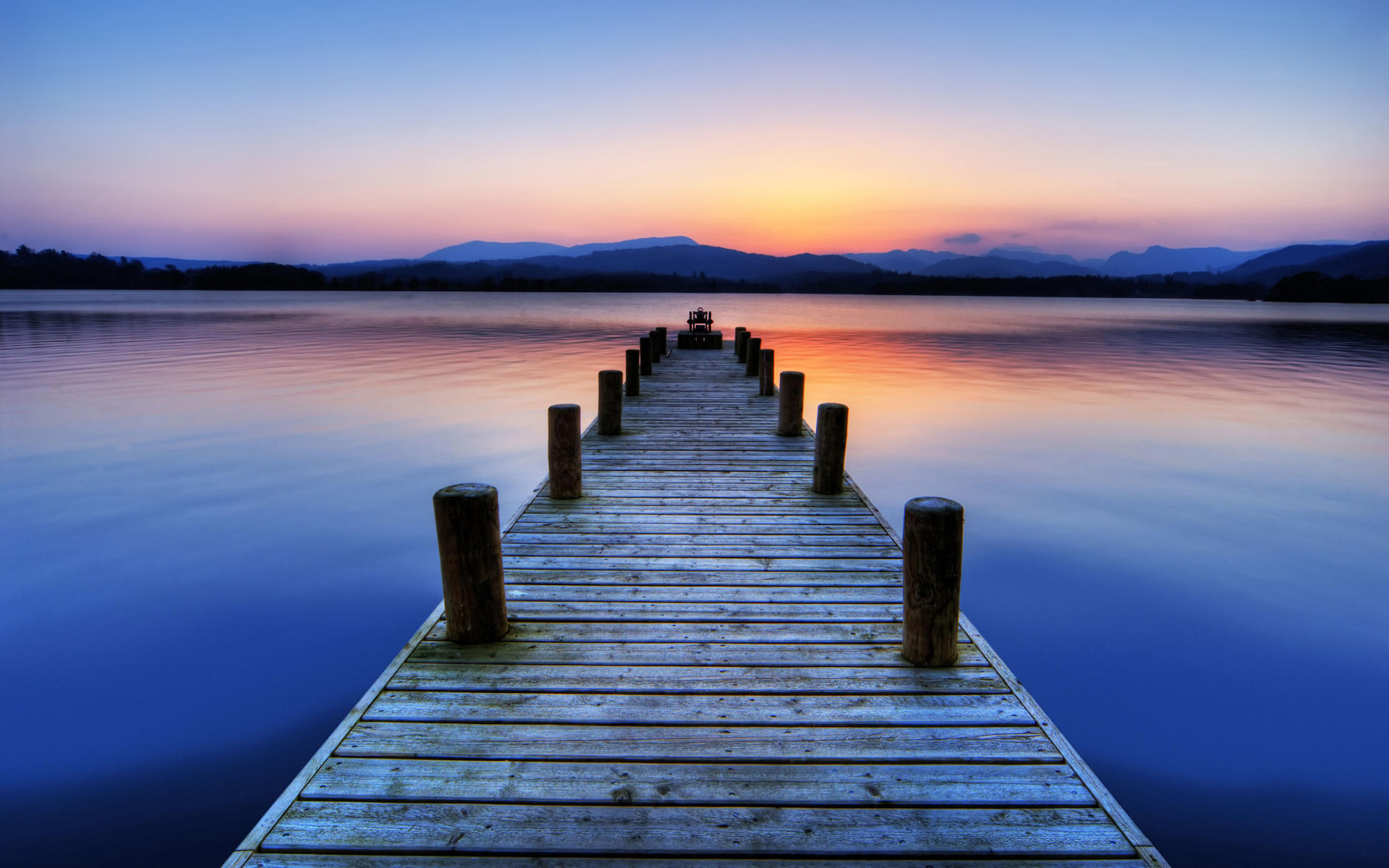 Ocean Sea Wooden Pier Bridge Sunset Horizon Scenery 4K Wallpaper iPhone HD  Phone #4600f