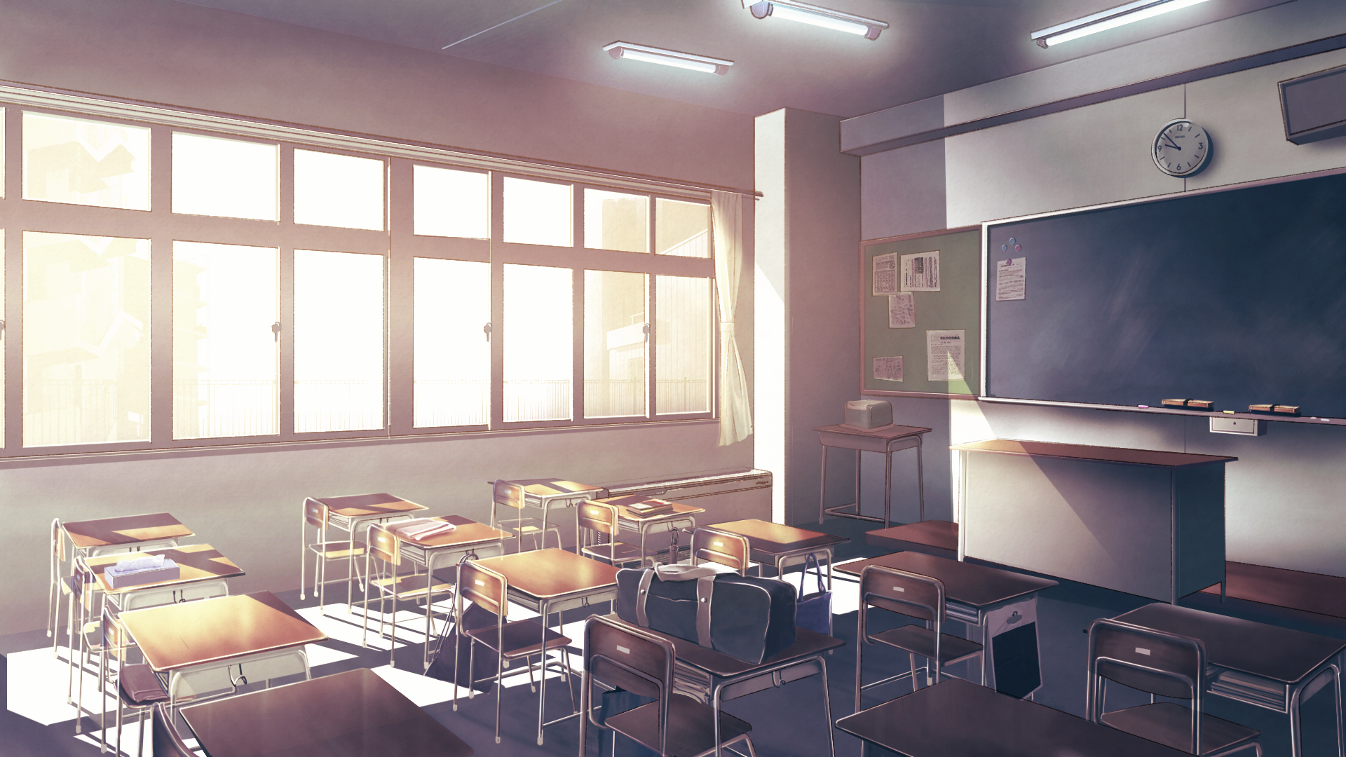 anime, classroom, school