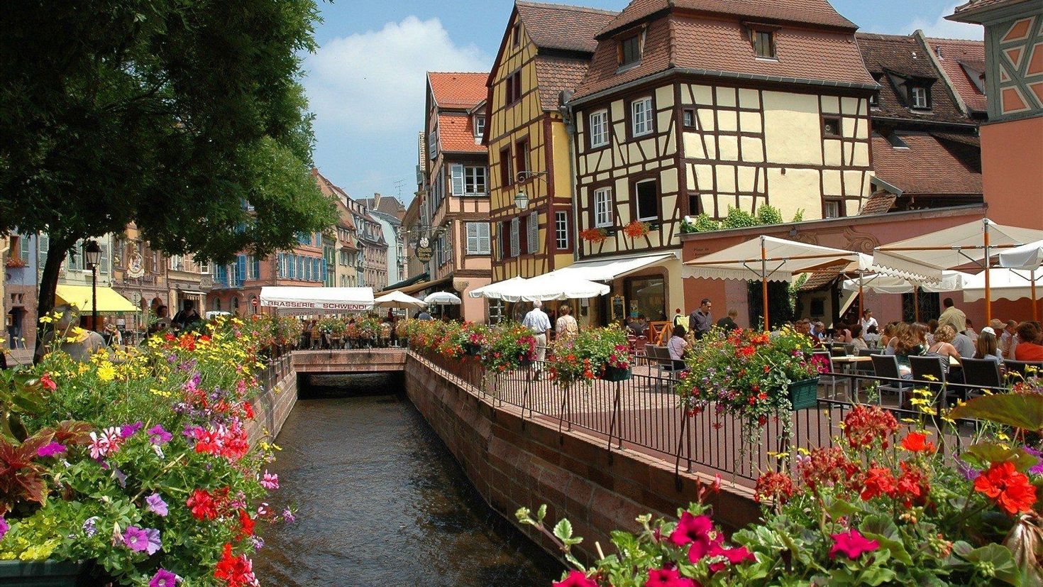 Очаровательный город. Кольмар, Эльзас, Франция. Городок Кольмар Франция. Colmar деревня во Франции. Кольмар Франция весной.