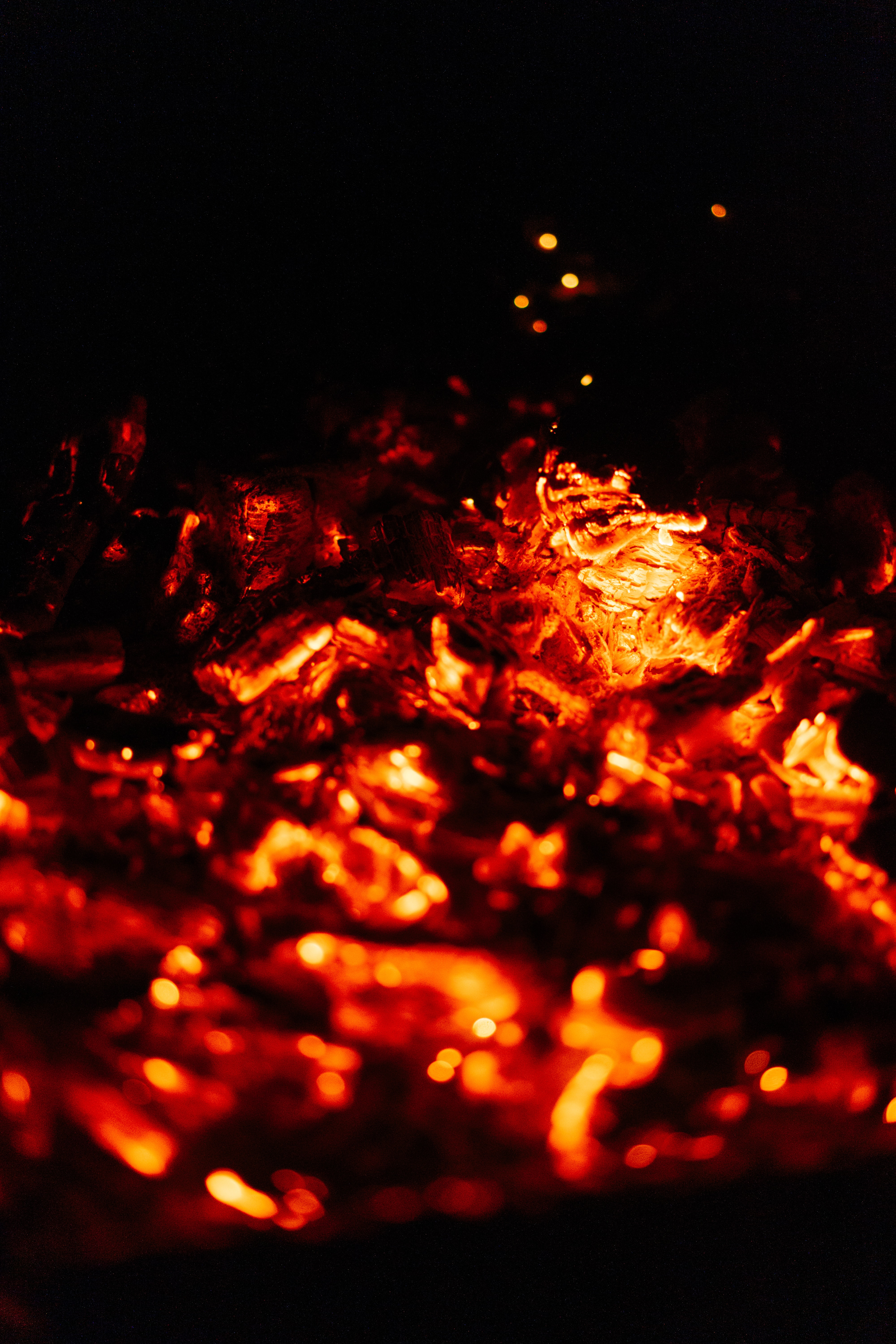 desktop Images bonfire, coals, dark