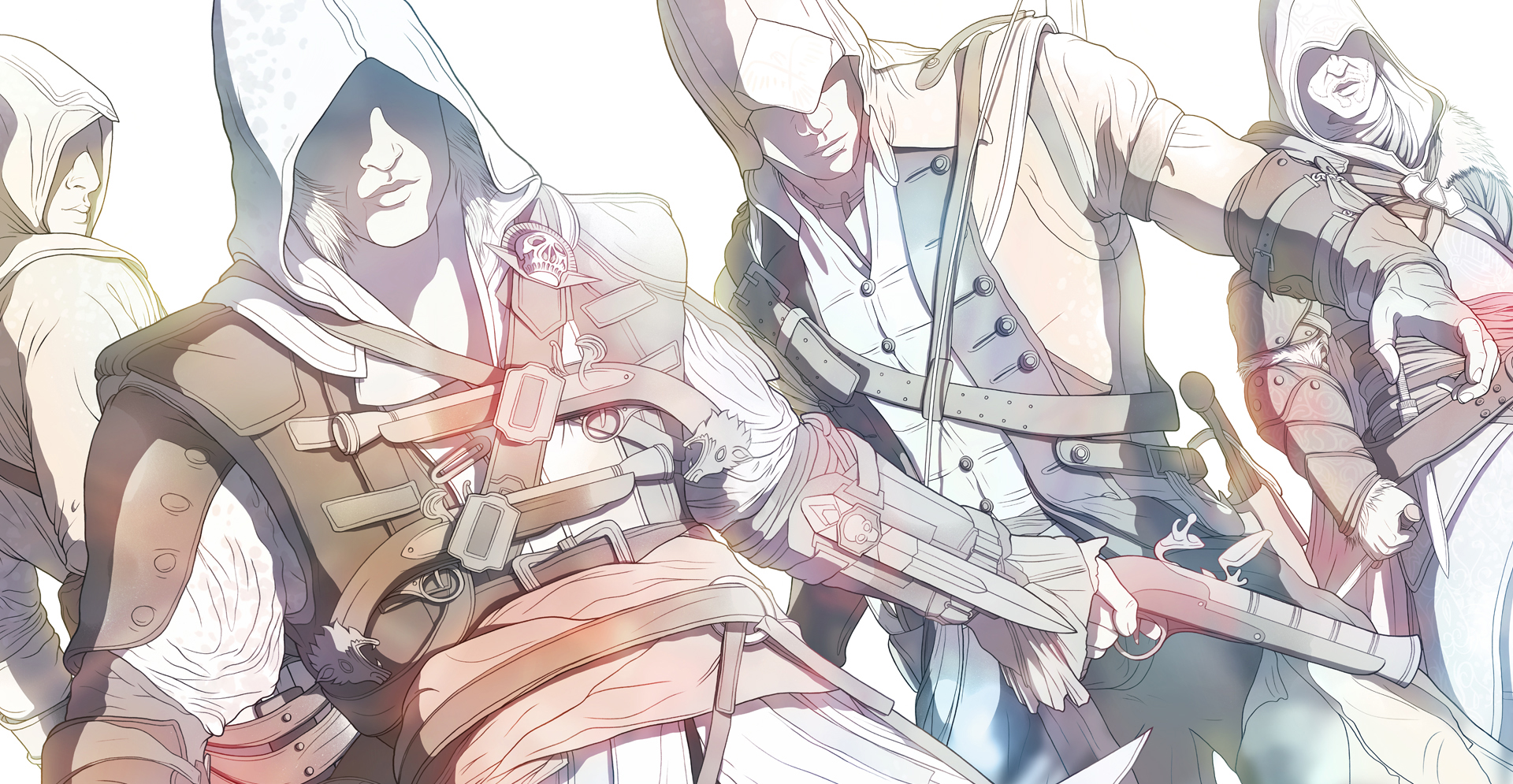 video game, assassin's creed, connor (assassin's creed), edward kenway
