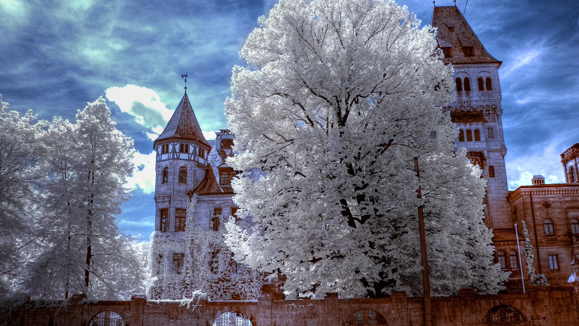 Зимняя Румыния замок Дракулы