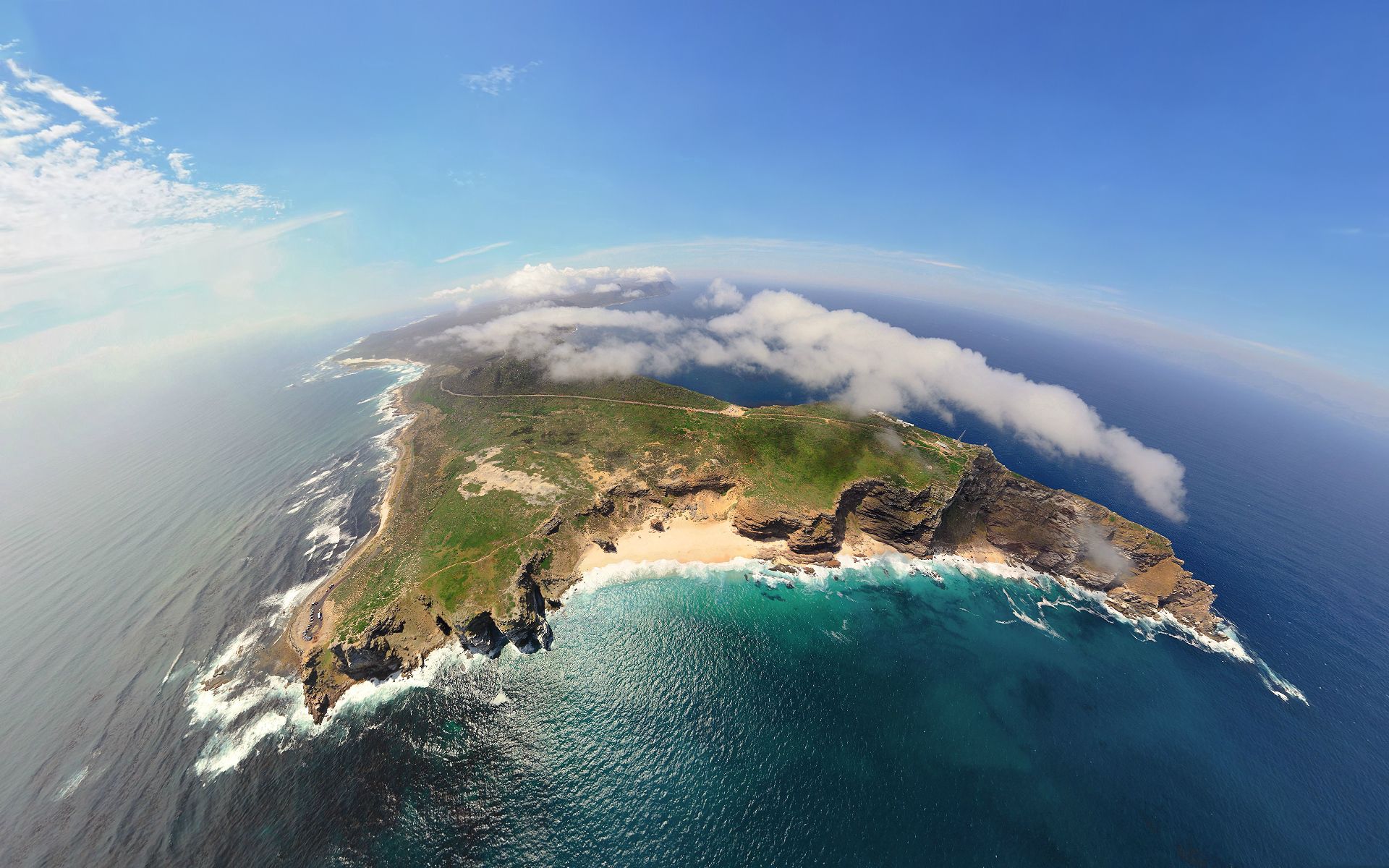 Descarga gratis la imagen Naturaleza, Océano, Tierra, Altura, Panorama, África, Cabo De Buena Esperanza, Oceano, Isla en el escritorio de tu PC