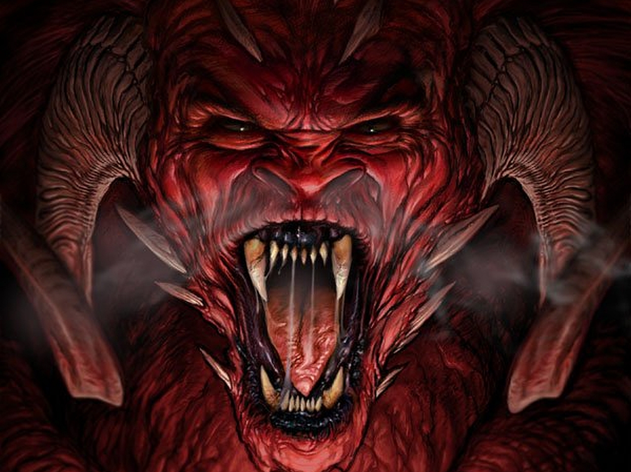 картинки красного демона