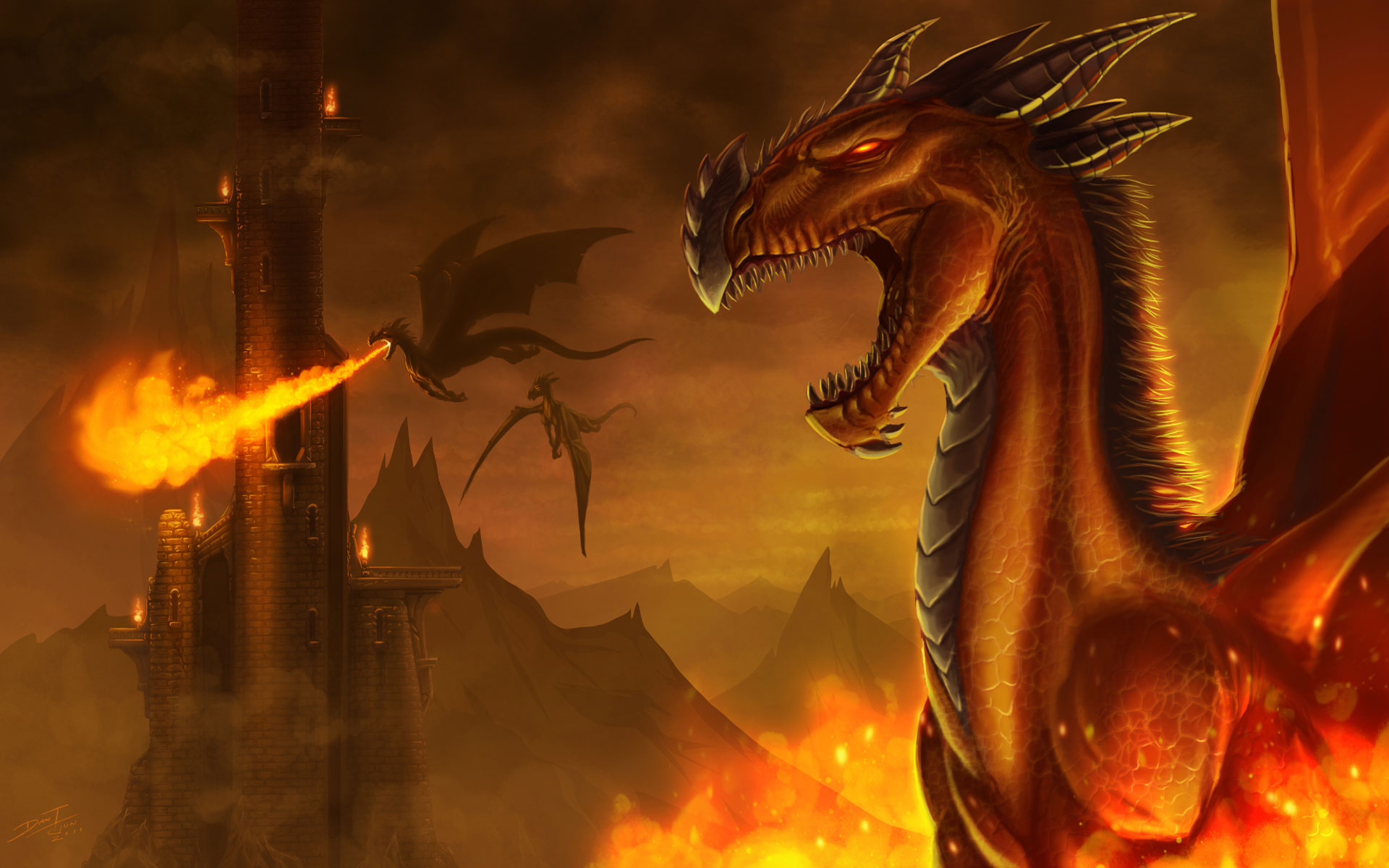 Огненный дракон Гондолина