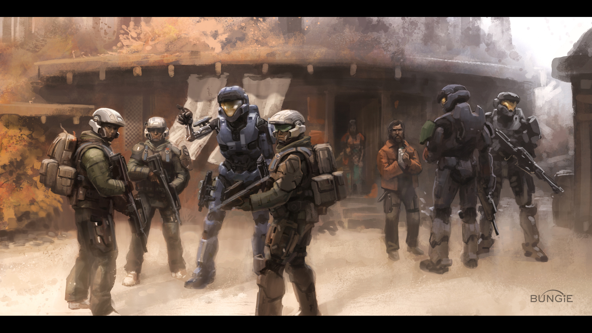 video game, halo, game, soldier, spartan