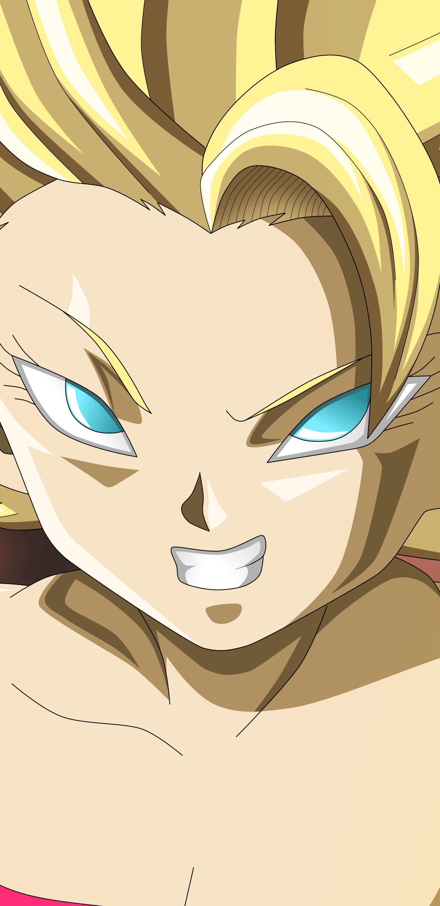 underboob, Dragon Ball Super, Caulifla, anime, cyan | 1920x1080 Wallpaper -  wallhaven.cc