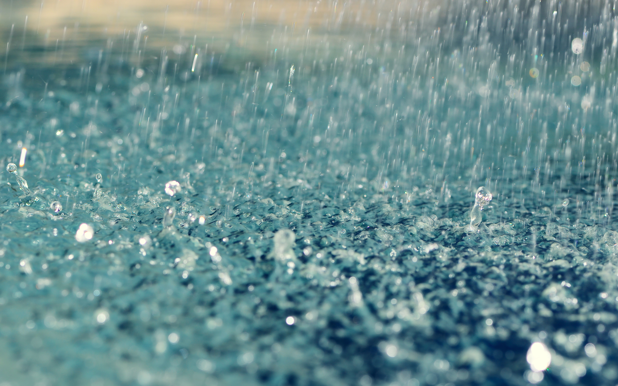Download mobile wallpaper Rain, Landscape, Drops for free.