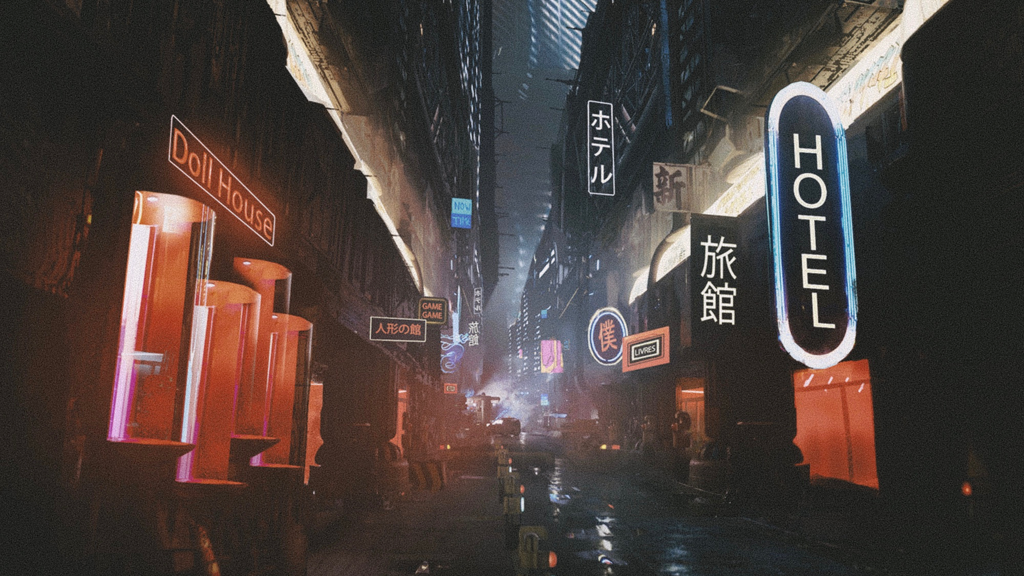 Futuristic city of blade runner 2049 4K wallpaper download