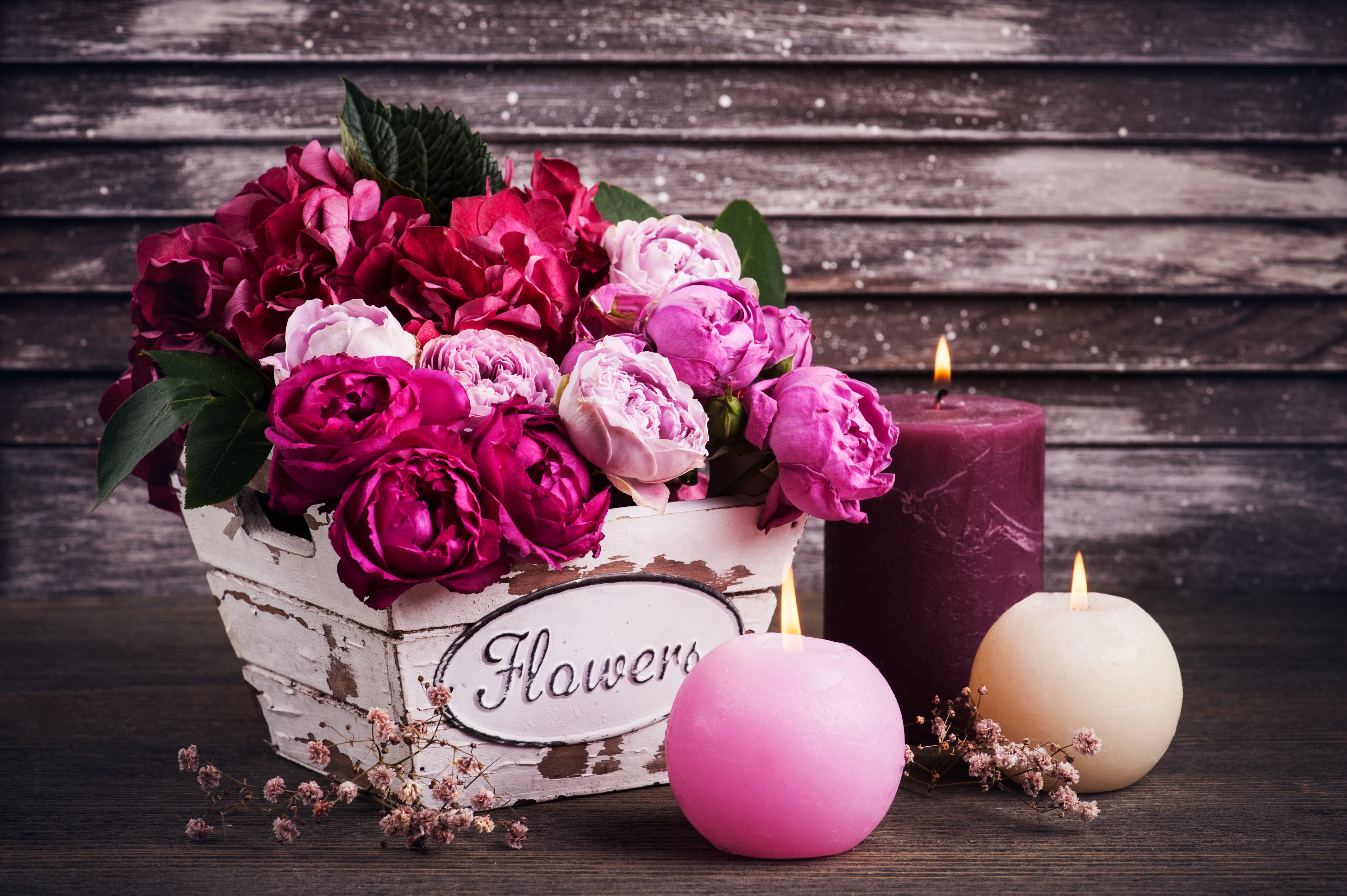 Free Photos - In This Stock Photo, A Candle Is Lit Inside A Decorative  Vase, Creating An Inviting Atmosphere. The Vase Is Adorned With A Purple  Flower, Enhancing Its Aesthetic Appeal. The
