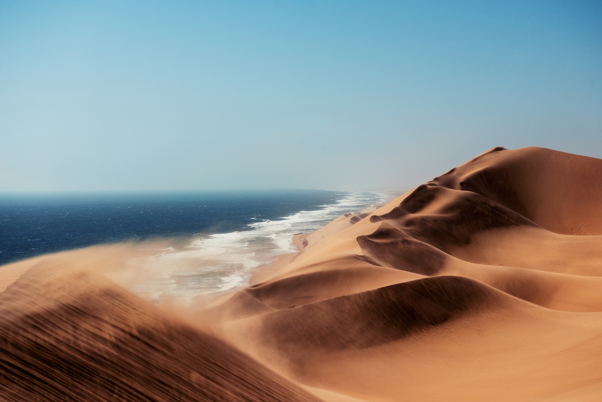 Пустыня Намиб побережье Атлантического