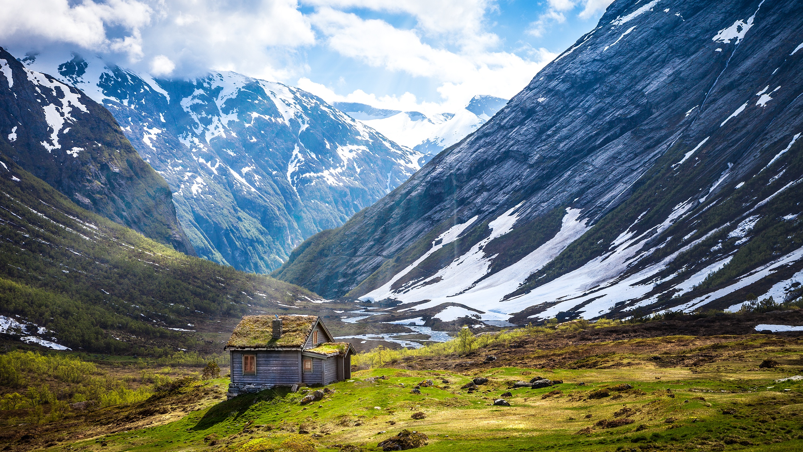 339179 Hintergrundbild herunterladen fotografie, berg, hütte, landschaft, norwegen, berge - Bildschirmschoner und Bilder kostenlos