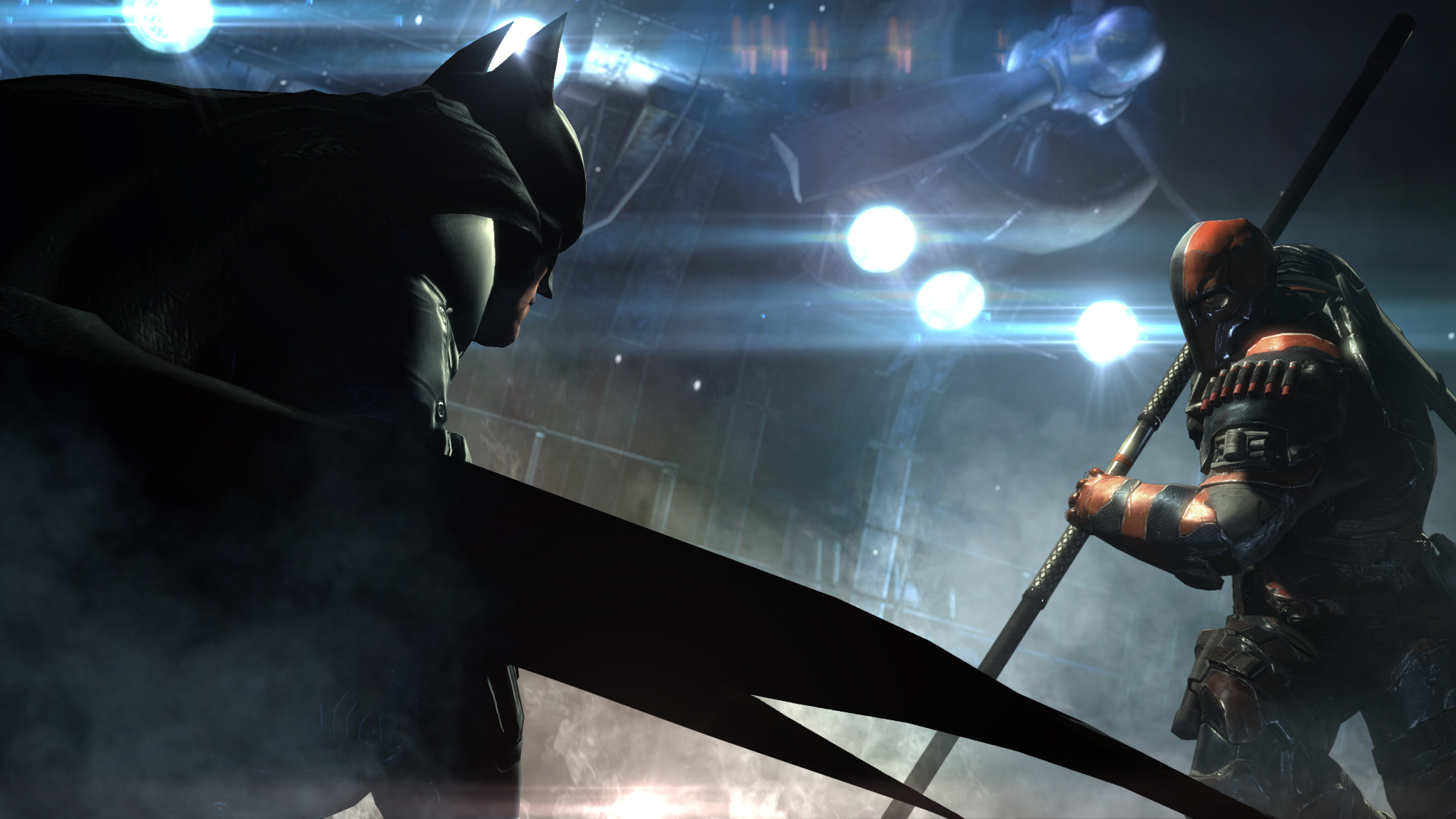 video game, batman: arkham origins, batman, deathstroke Full HD