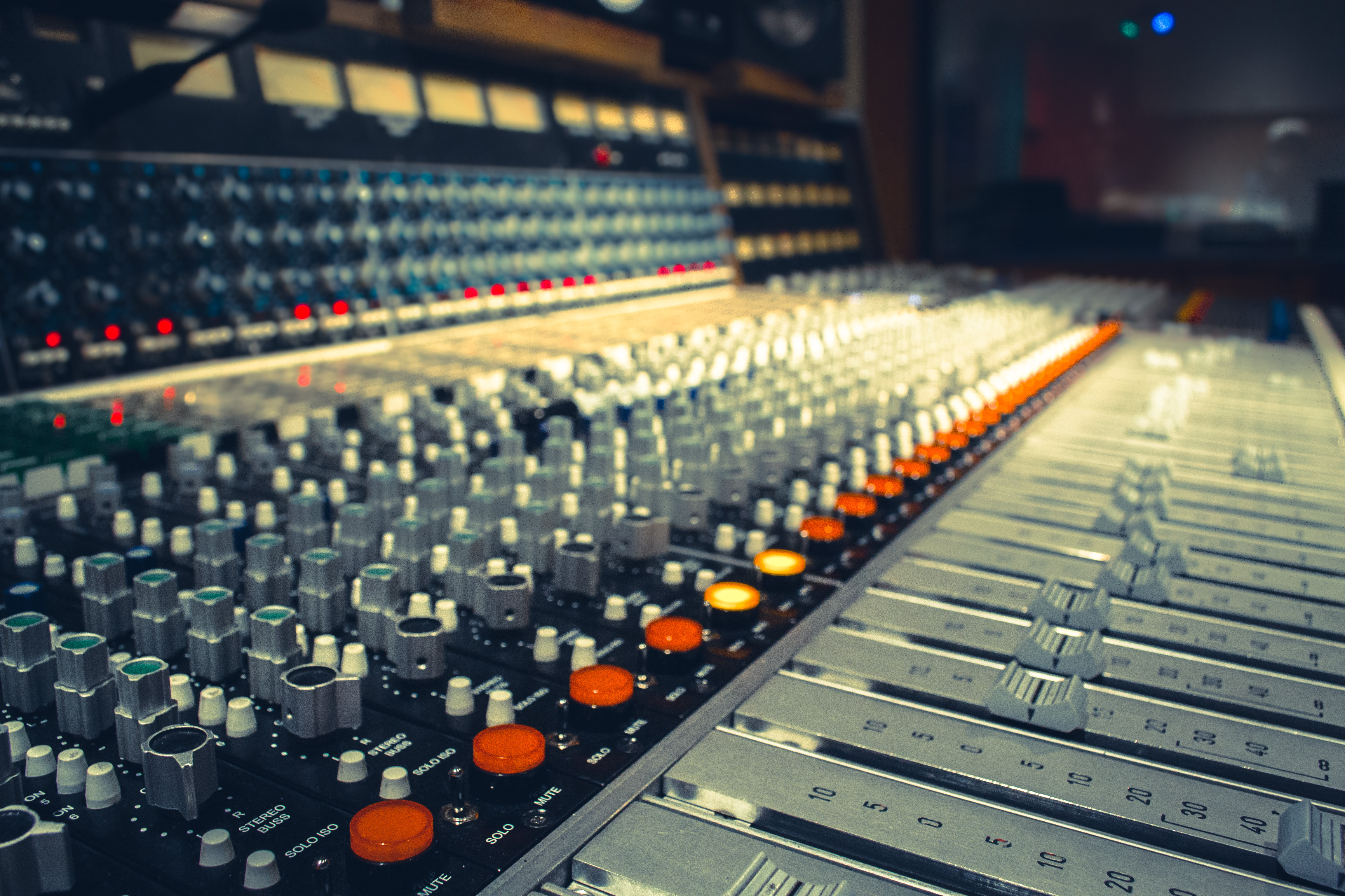 mixing console, music Aesthetic wallpaper
