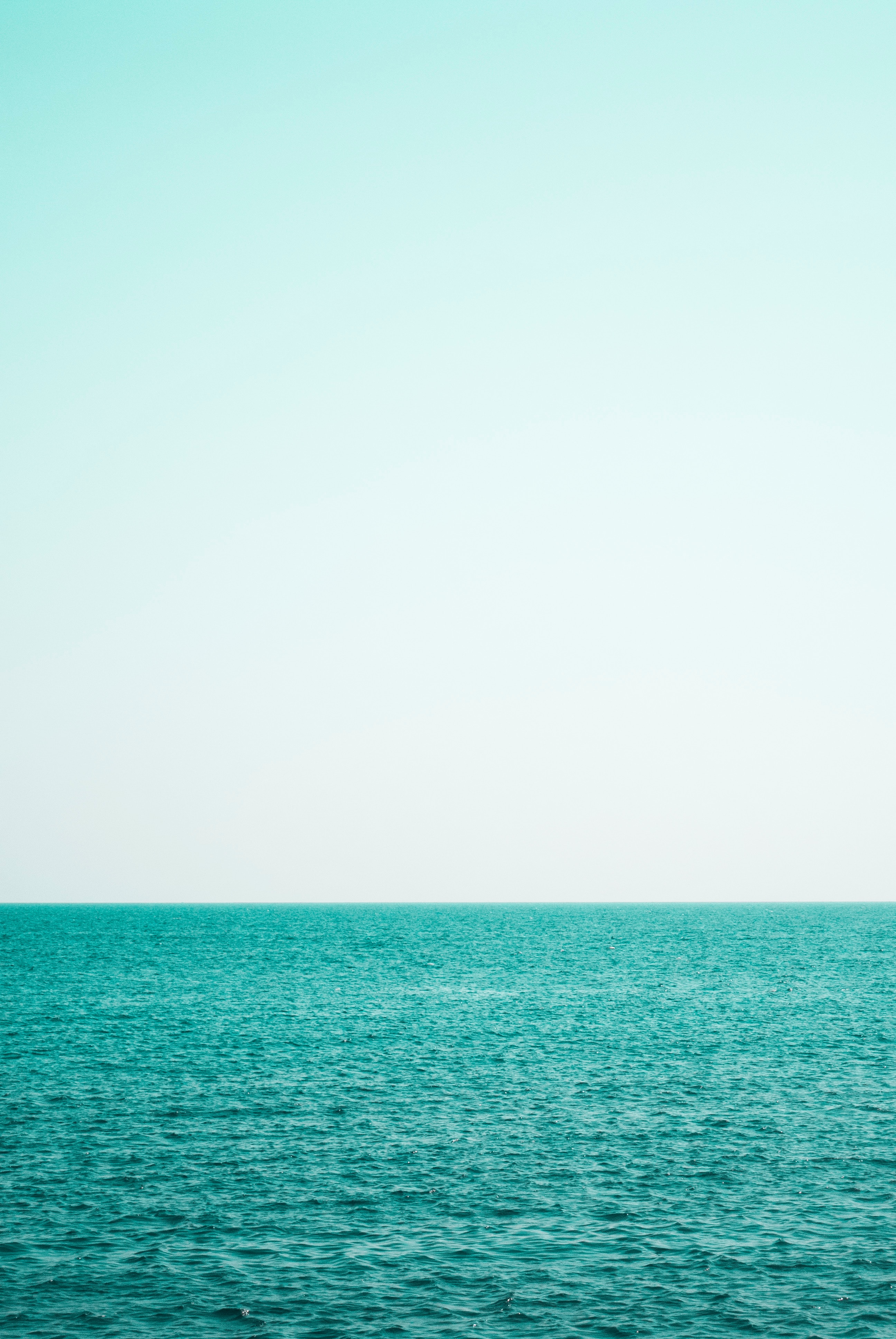 Laden Sie das Horizont, Sky, Wasser, Waves, Sea, Minimalismus-Bild kostenlos auf Ihren PC-Desktop herunter
