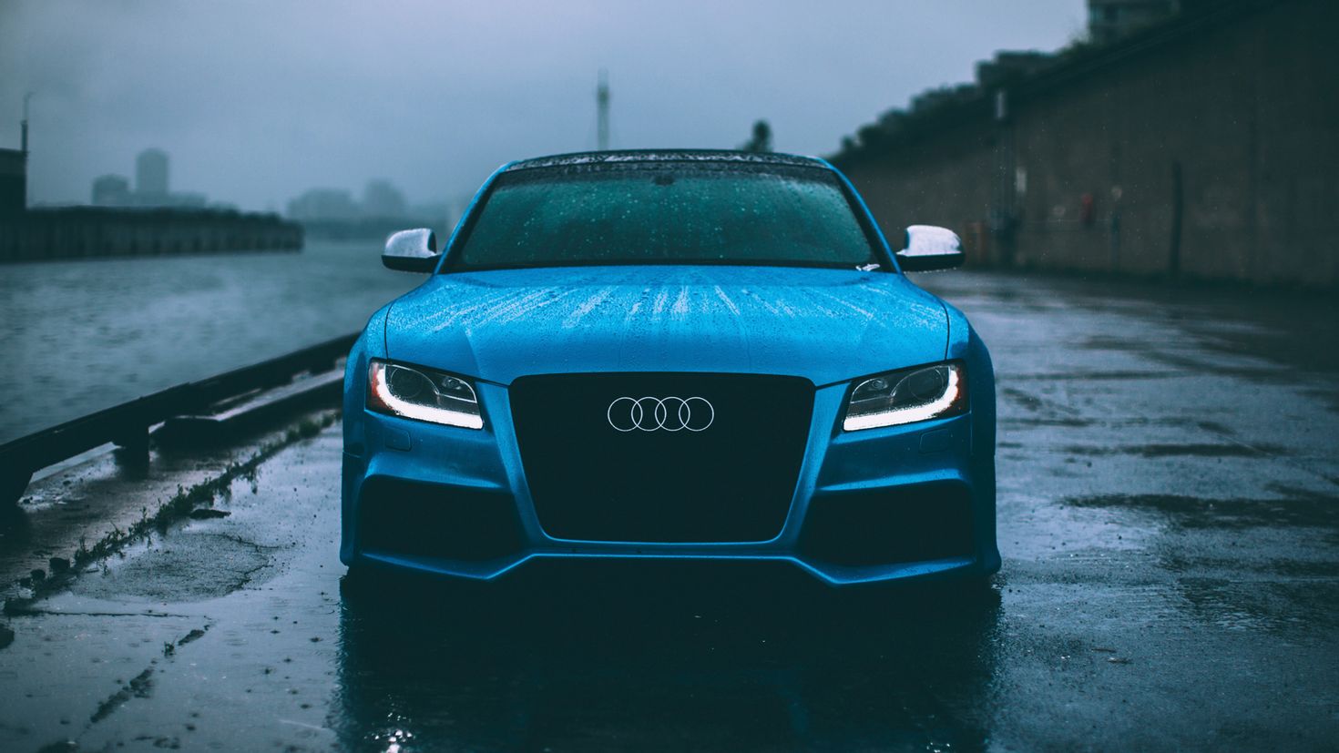 Audi rs5 синий