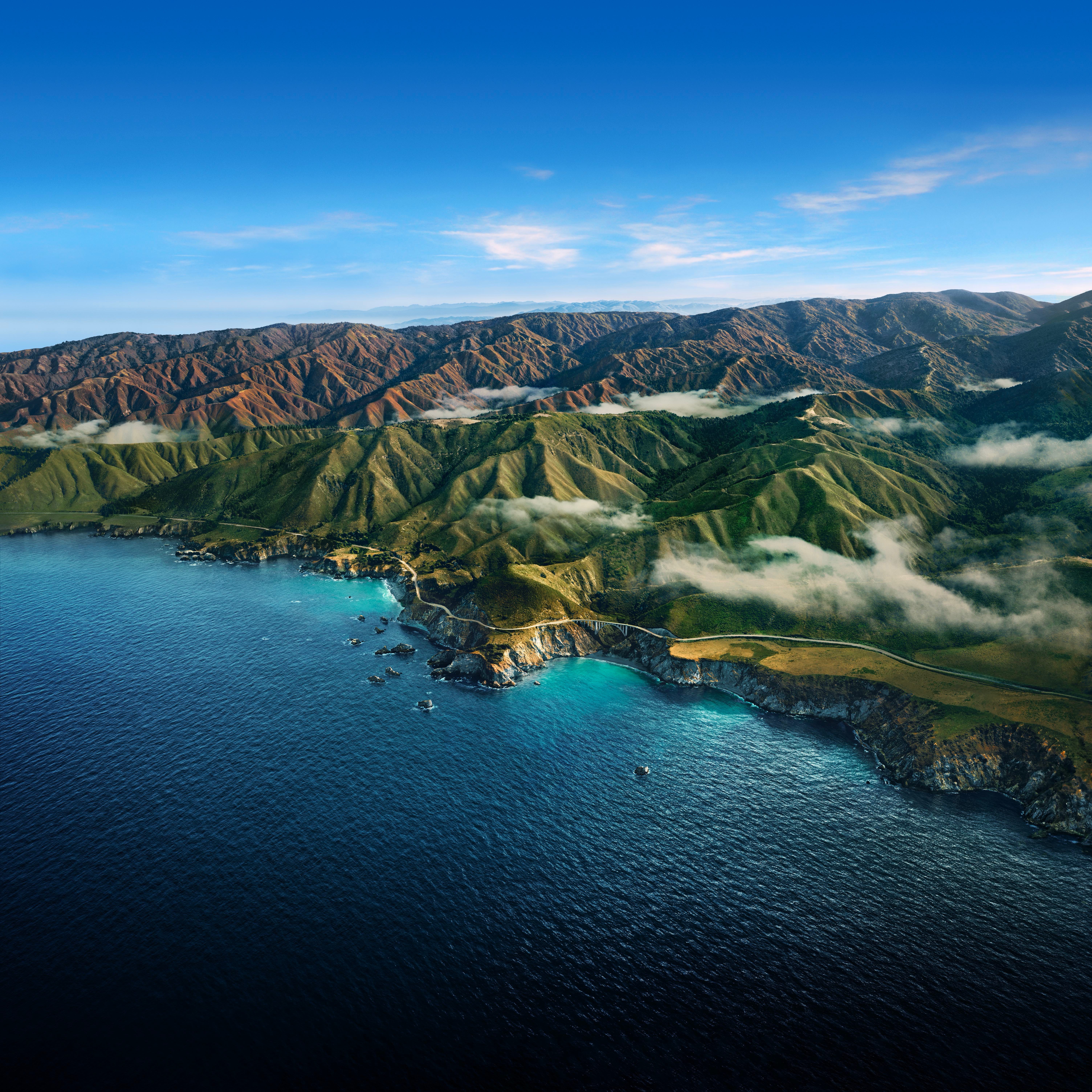 Descarga gratuita de fondo de pantalla para móvil de Costa, Alivio, Mar, Naturaleza, Montañas.