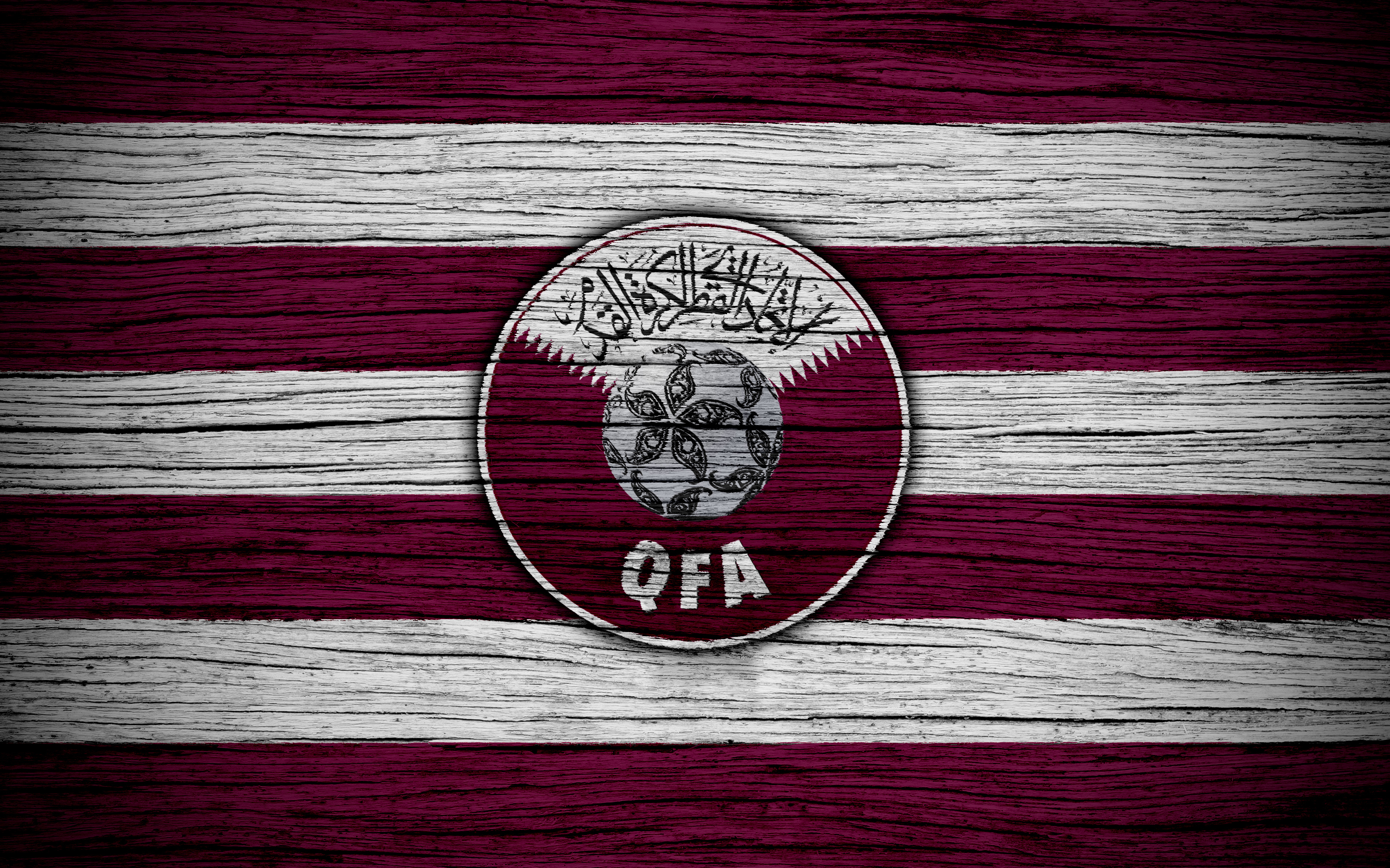 qatar, sports, qatar national football team, emblem, logo, soccer HD wallpaper