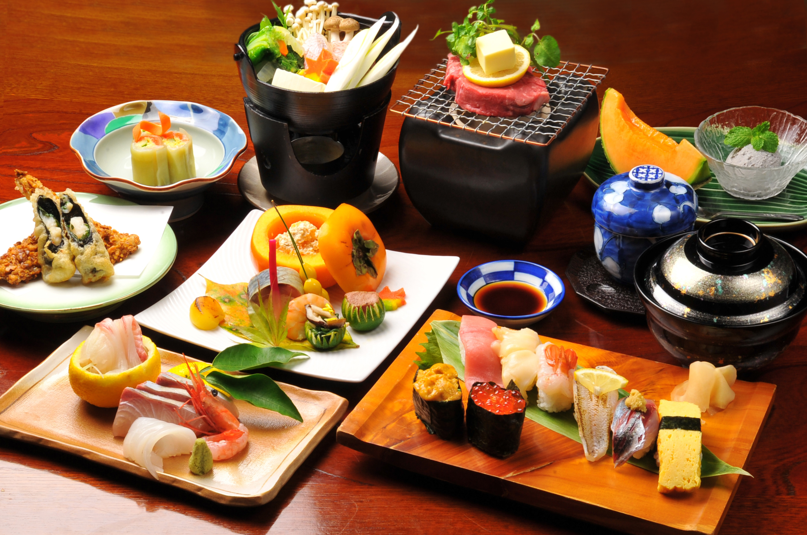 670775 télécharger l'image nourriture japonaise, nourriture, caviar, poisson, citron, légume - fonds d'écran et économiseurs d'écran gratuits