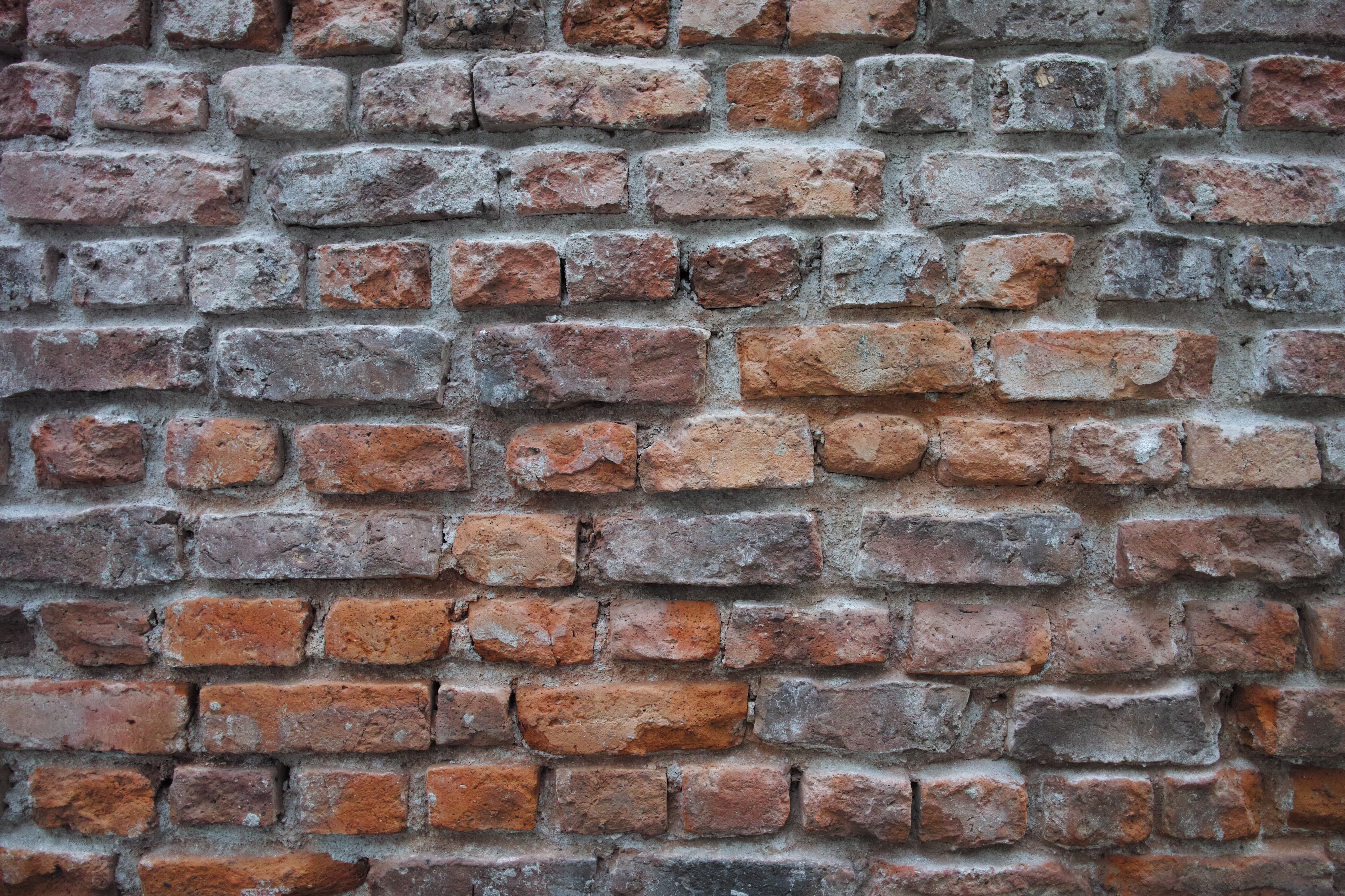 Download mobile wallpaper Brick, Wall, Old, Texture, Surface, Textures for free.