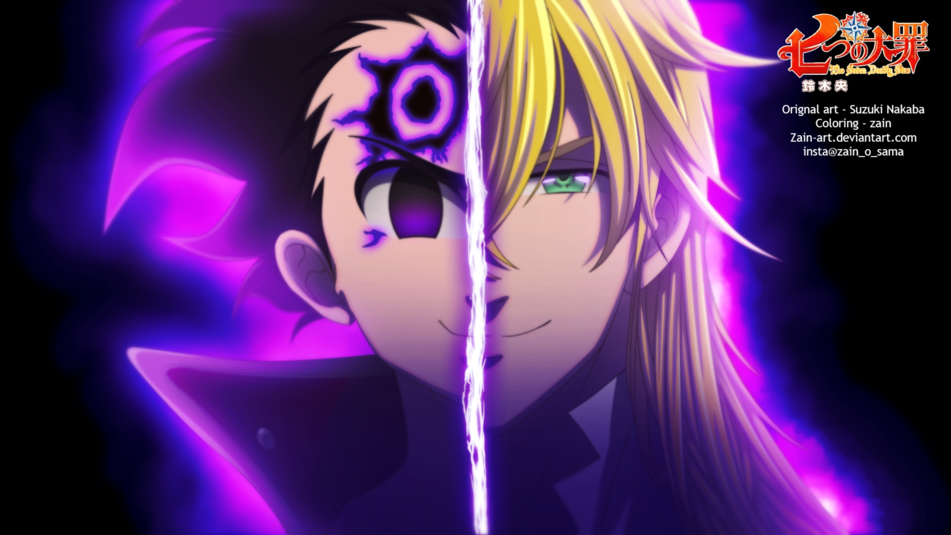 Meliodas & Zeldris (Nanatzu No Taizai)  Seven deadly sins anime, Anime, Seven  deadly sins